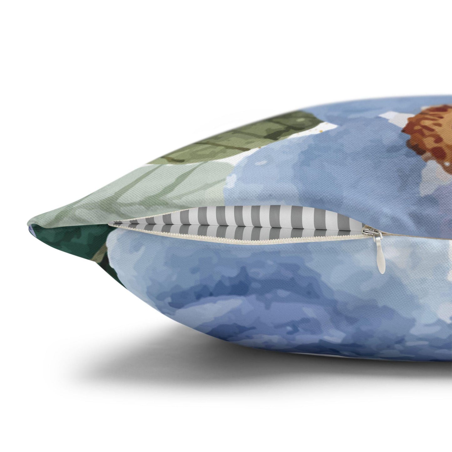 Botanical Decorative Pillow, Grow Where the Light Finds You, Floral Home Decor, Gift for Nature Lovers, Spring Decor, Cozy Accent