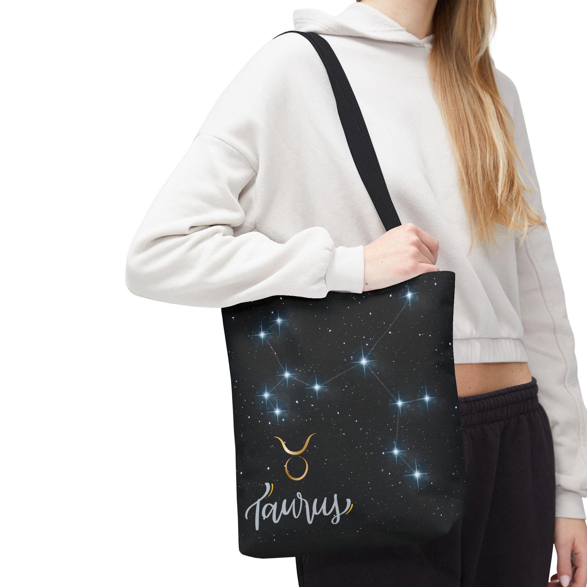 Astrology Tote Bag, Taurus Zodiac Gift, Starry Night Bag, Celestial Handbag, Astrology Lover Tote, Astrology Gifts for Her