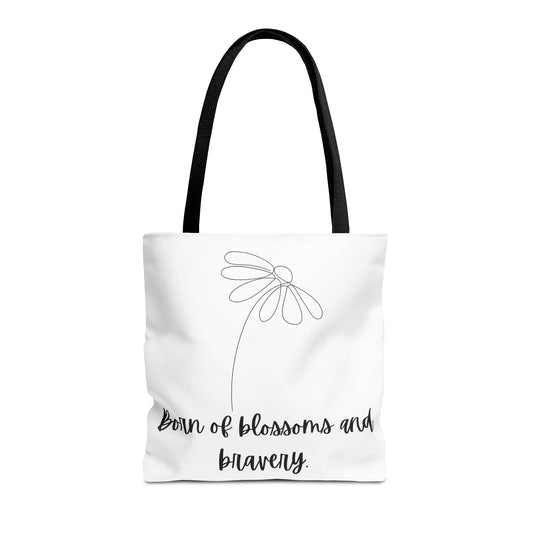 April Birth Flower Tote Bag, Daffodil Tote, Floral Tote, Spring Tote, Shopping Bag, Gift for Her