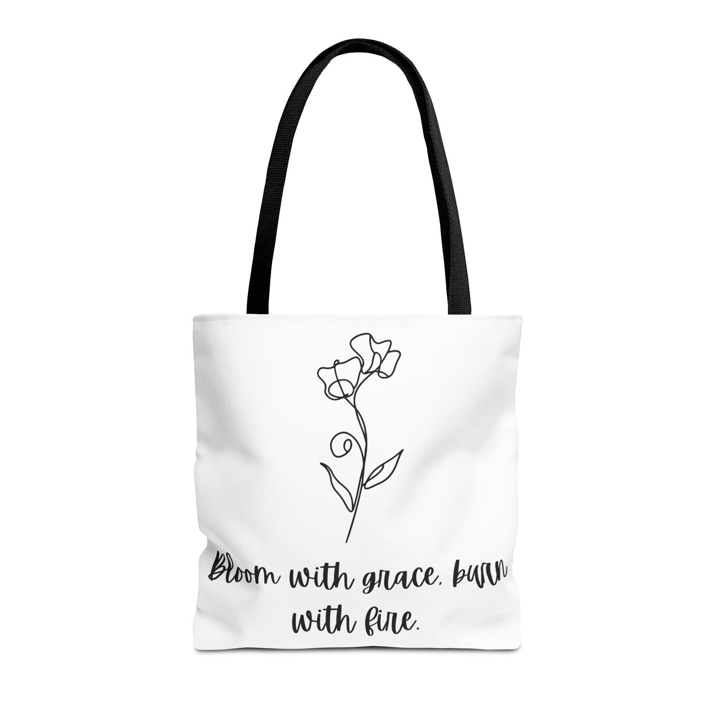 Sweetpea Birth Flower Tote Bag - Floral Spring Shoulder Bag, Gift for April Birthdays, Botanical Market Tote, Eco-Friendly Grocery Bag,