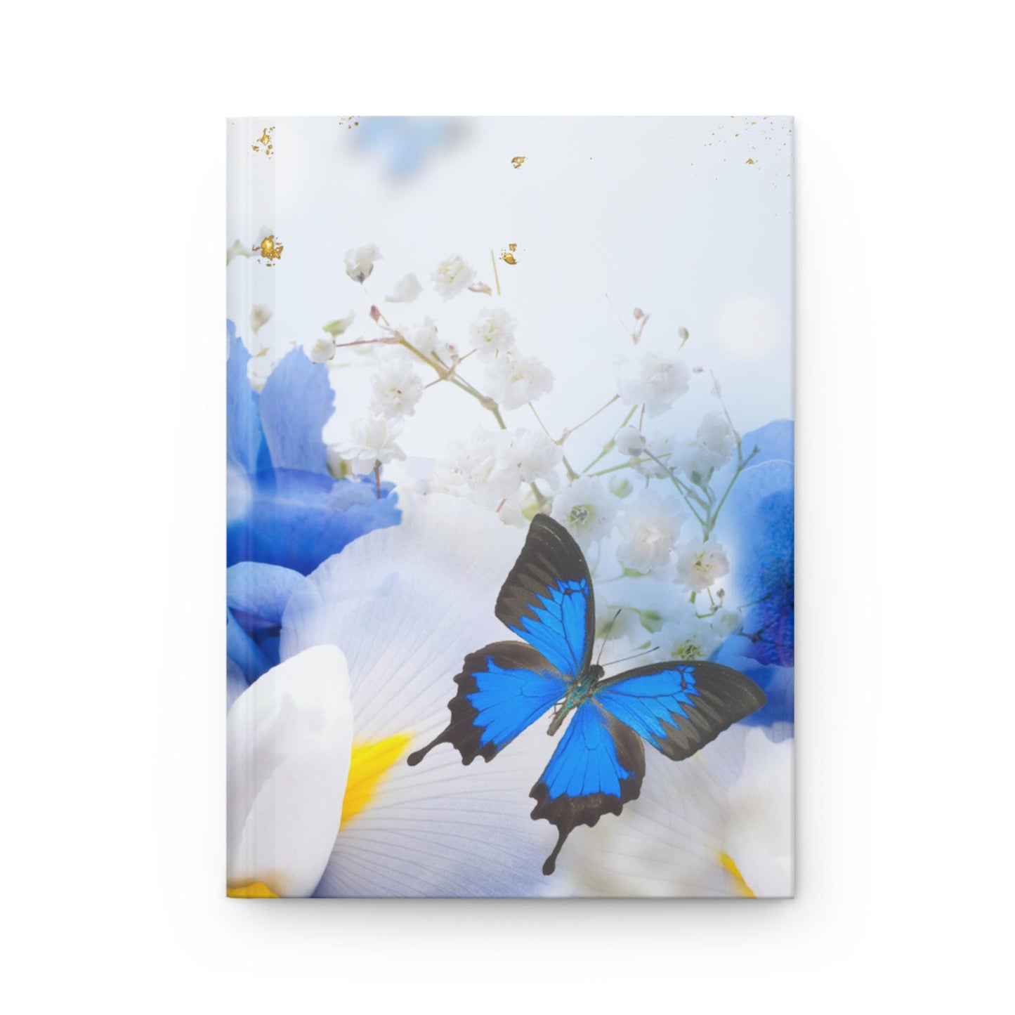 Whimsical Butterfly Hardcover Journal, Floral Journal, Gift for Her, Nature Inspired Notebook, Spring Journal, Writing Diary