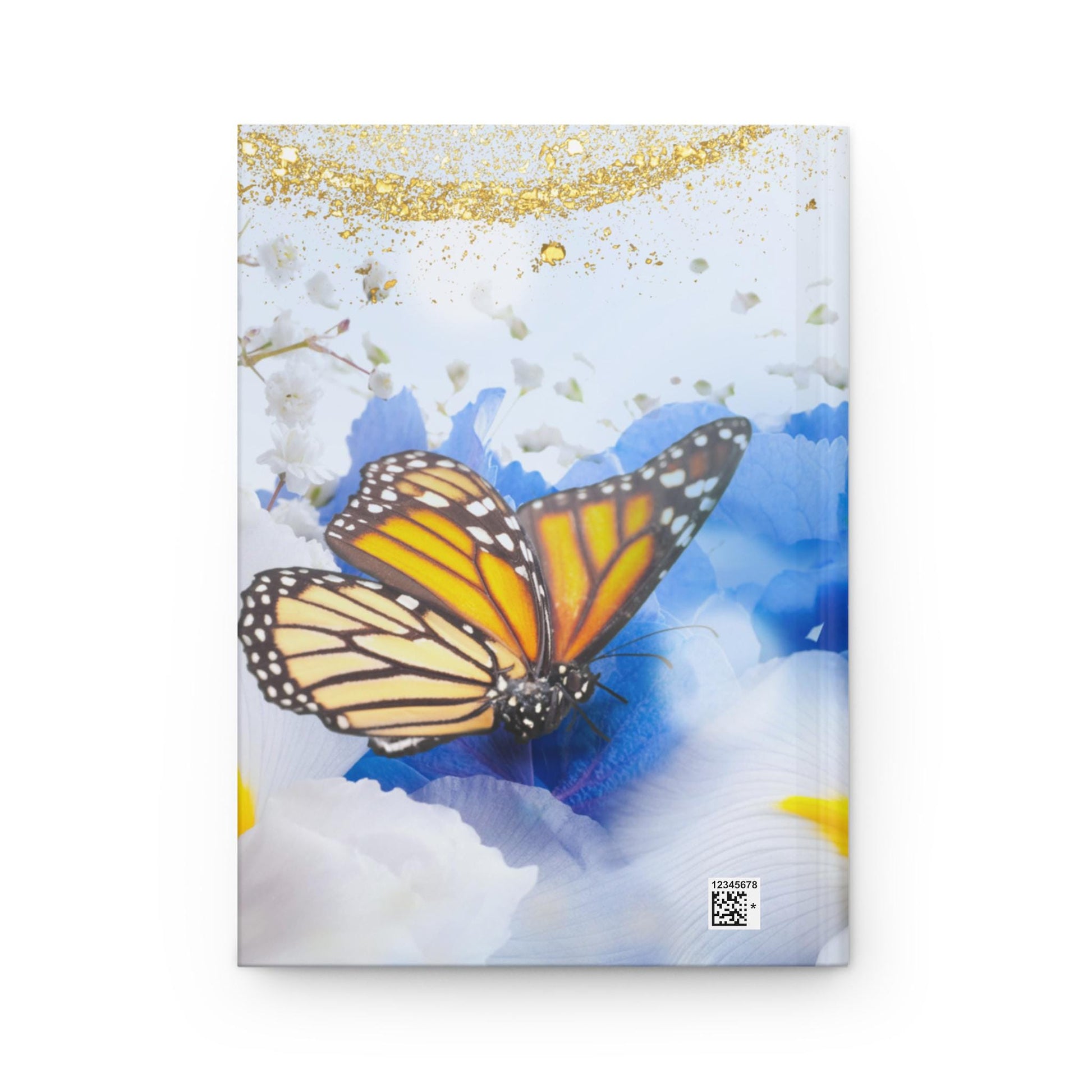 Whimsical Butterfly Hardcover Journal, Floral Journal, Gift for Her, Nature Inspired Notebook, Spring Journal, Writing Diary