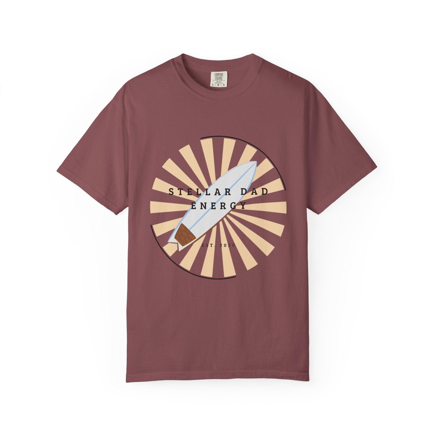 Stellar Dad Energy Retro Surf Tee Cool Fathers Day Shirt Beach Dad Gift Coastal Dad Aesthetic Shirt by Stardust Cove Studio