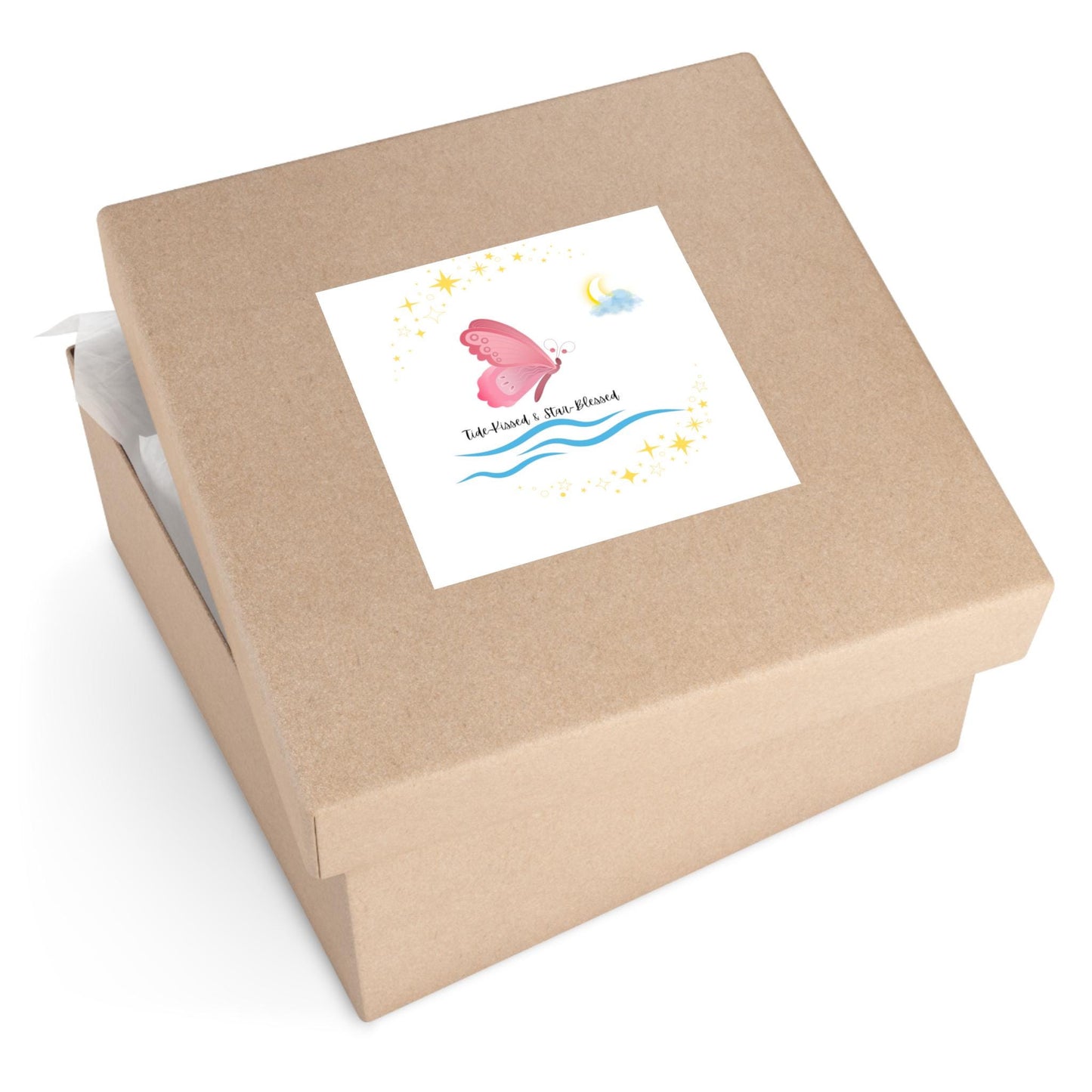 Vinyl Butterfly Stickers | Tide-Washed & Star-Blessed | Cute Decor, Scrapbooking, Birthday Gifts, Journaling, Kid's Party Favors