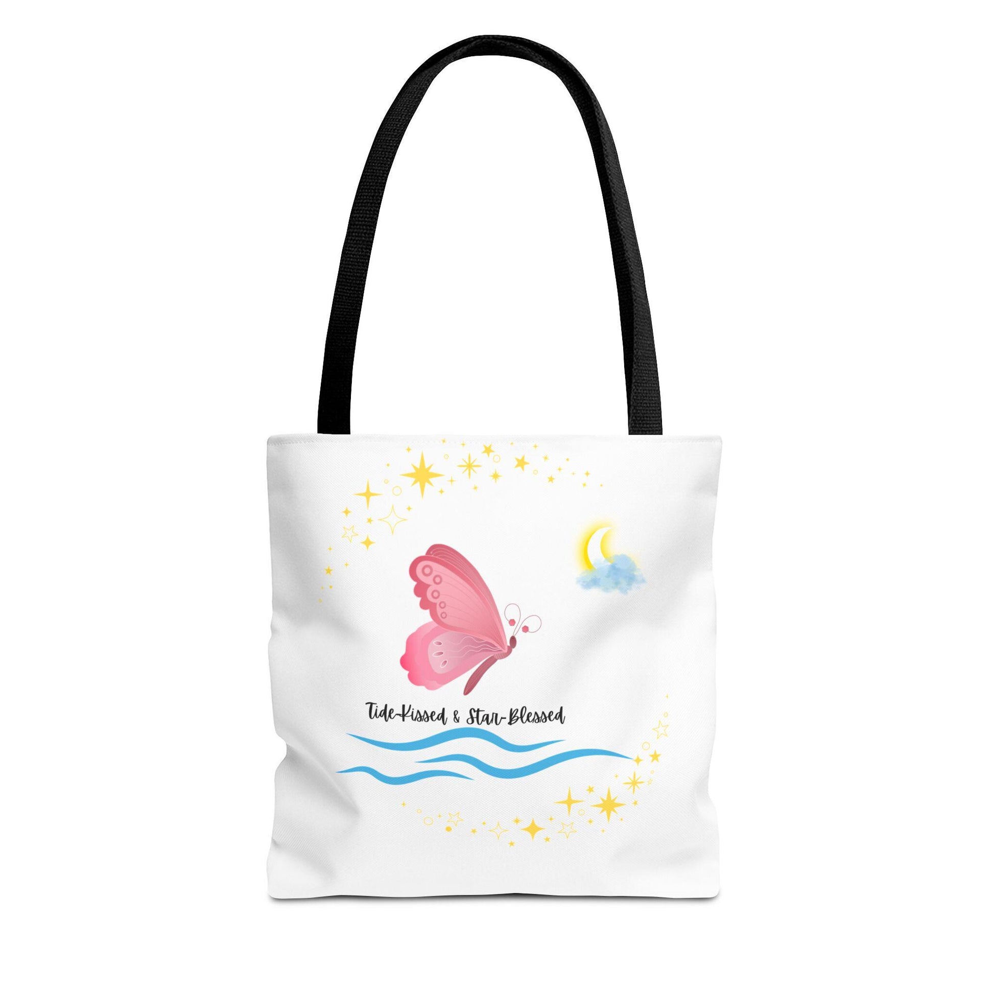 Whimsical Butterfly Tote Bag, Trendy Shopping Tote, Eco-Friendly Gift, Summer Outing Bag, Cute Beach Bag, Artful Carry-All