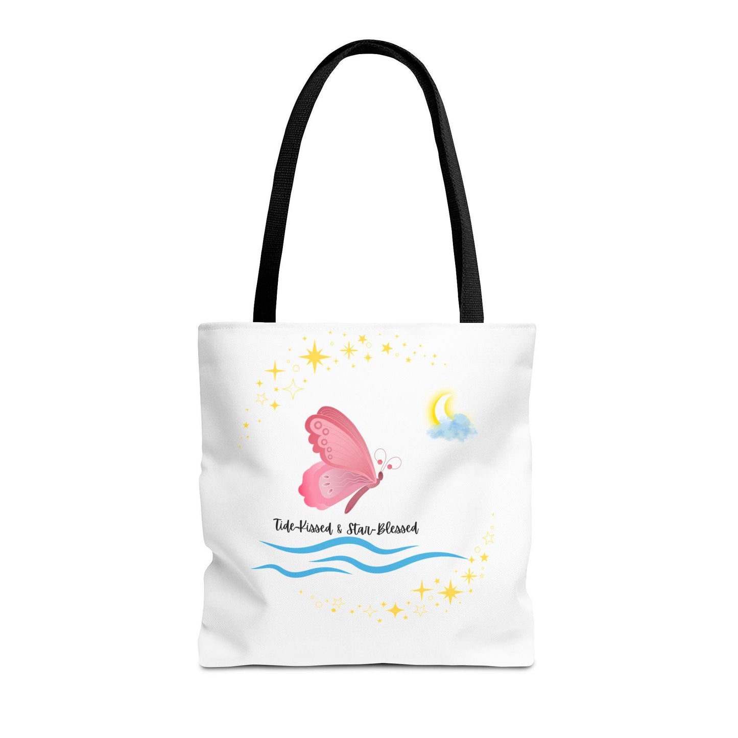 Whimsical Butterfly Tote Bag, Trendy Shopping Tote, Eco-Friendly Gift, Summer Outing Bag, Cute Beach Bag, Artful Carry-All