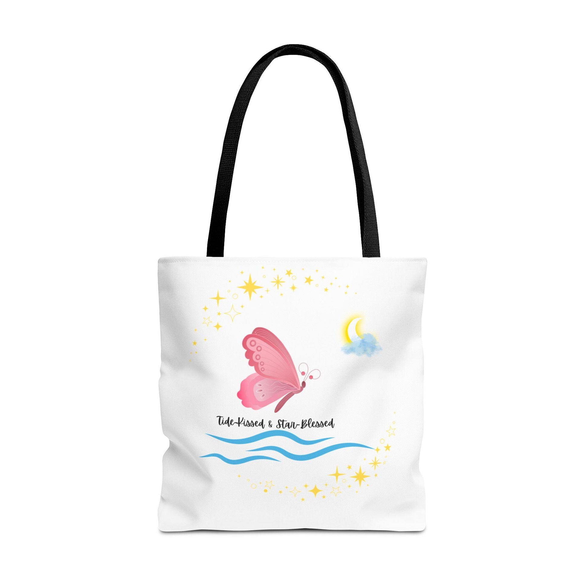 Whimsical Butterfly Tote Bag, Trendy Shopping Tote, Eco-Friendly Gift, Summer Outing Bag, Cute Beach Bag, Artful Carry-All