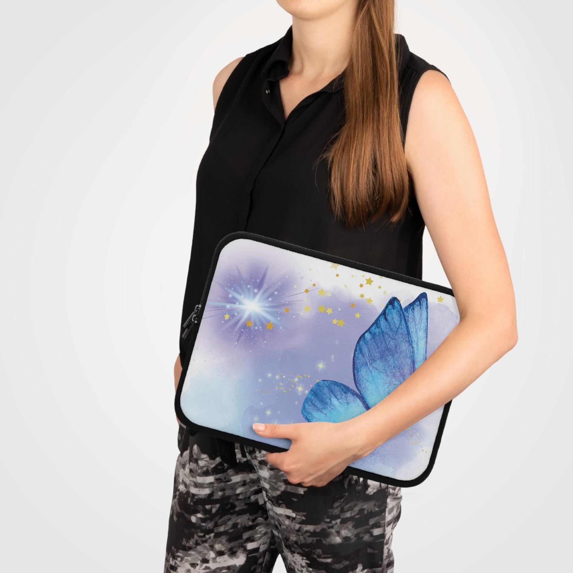 Beautiful Butterfly Laptop Sleeve, Trendy Computer Case, Perfect for Gifts, School, Work, Summer Vibes, Unique Design