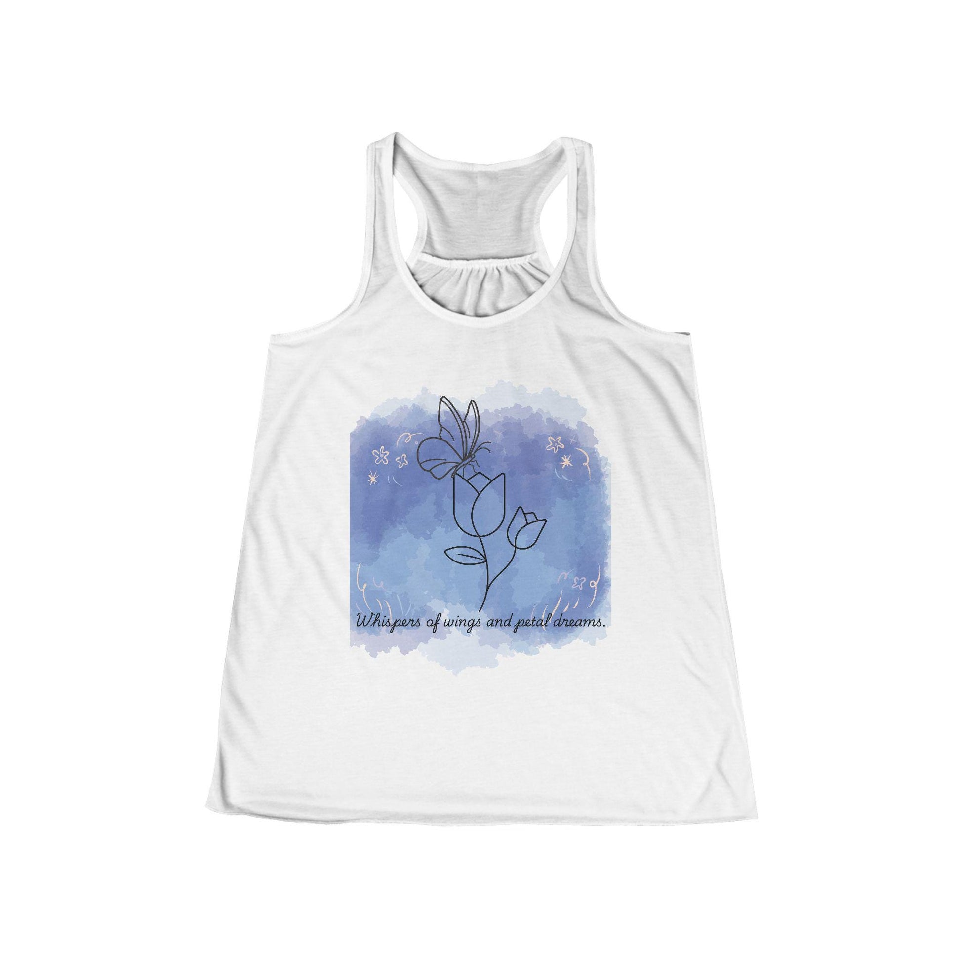 Floral Dreamer Tank Top, Boho Style Top, Inspirational Gift, Summer Fashion, Relaxed Fit,