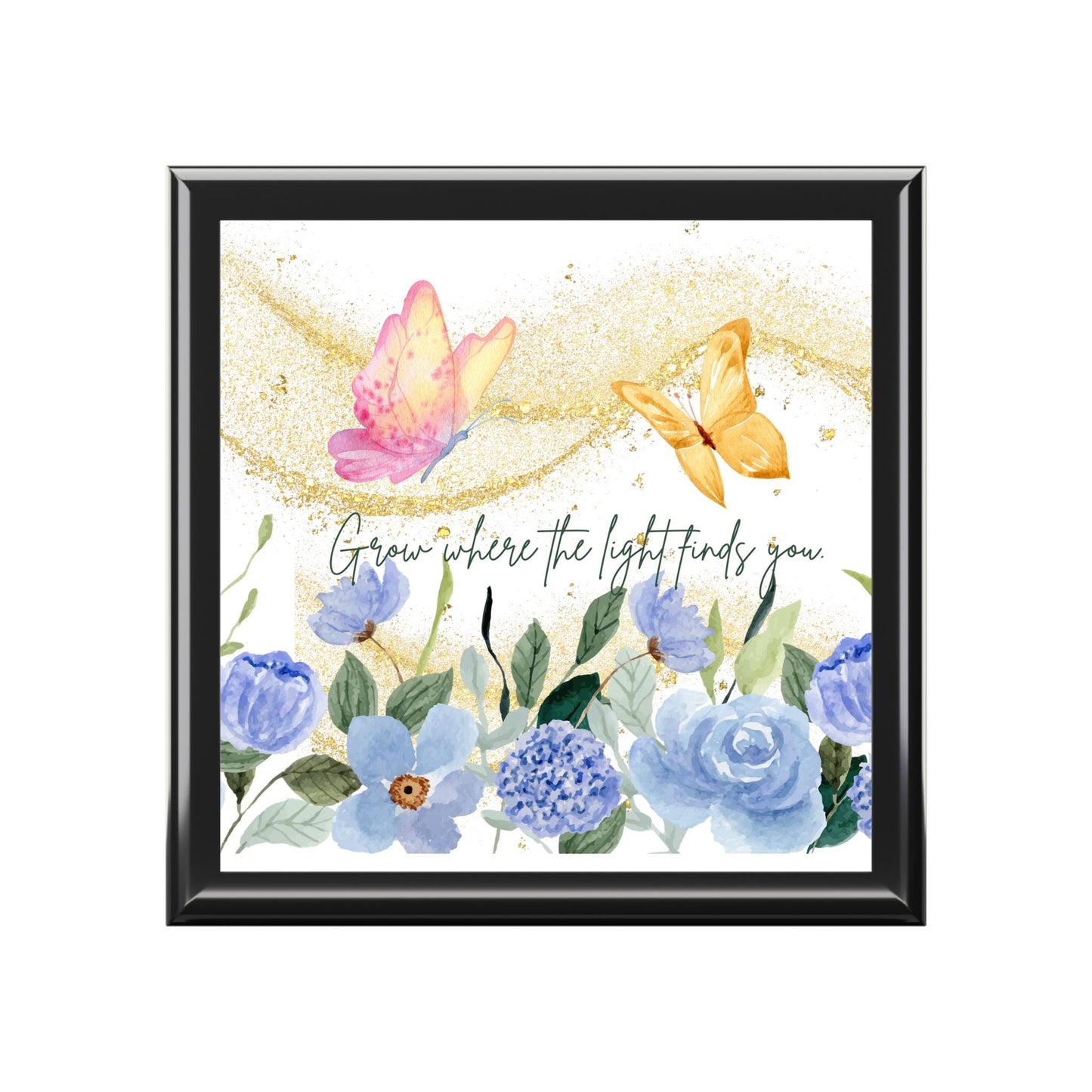 Butterfly Floral Jewelry Box