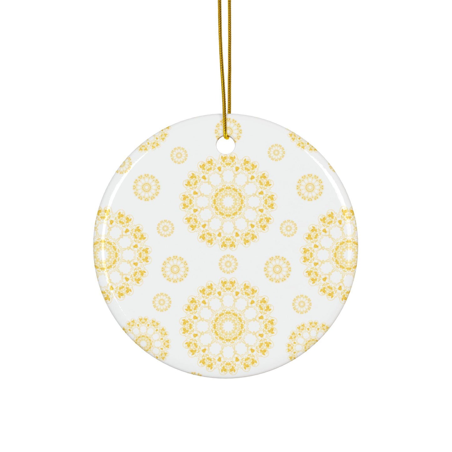 Ceramic Ornaments - Elegant Floral Designs, Holiday Decor, Personalized Gifts, Seasonal Decorations, Home Ornaments, Christmas Tree Decor