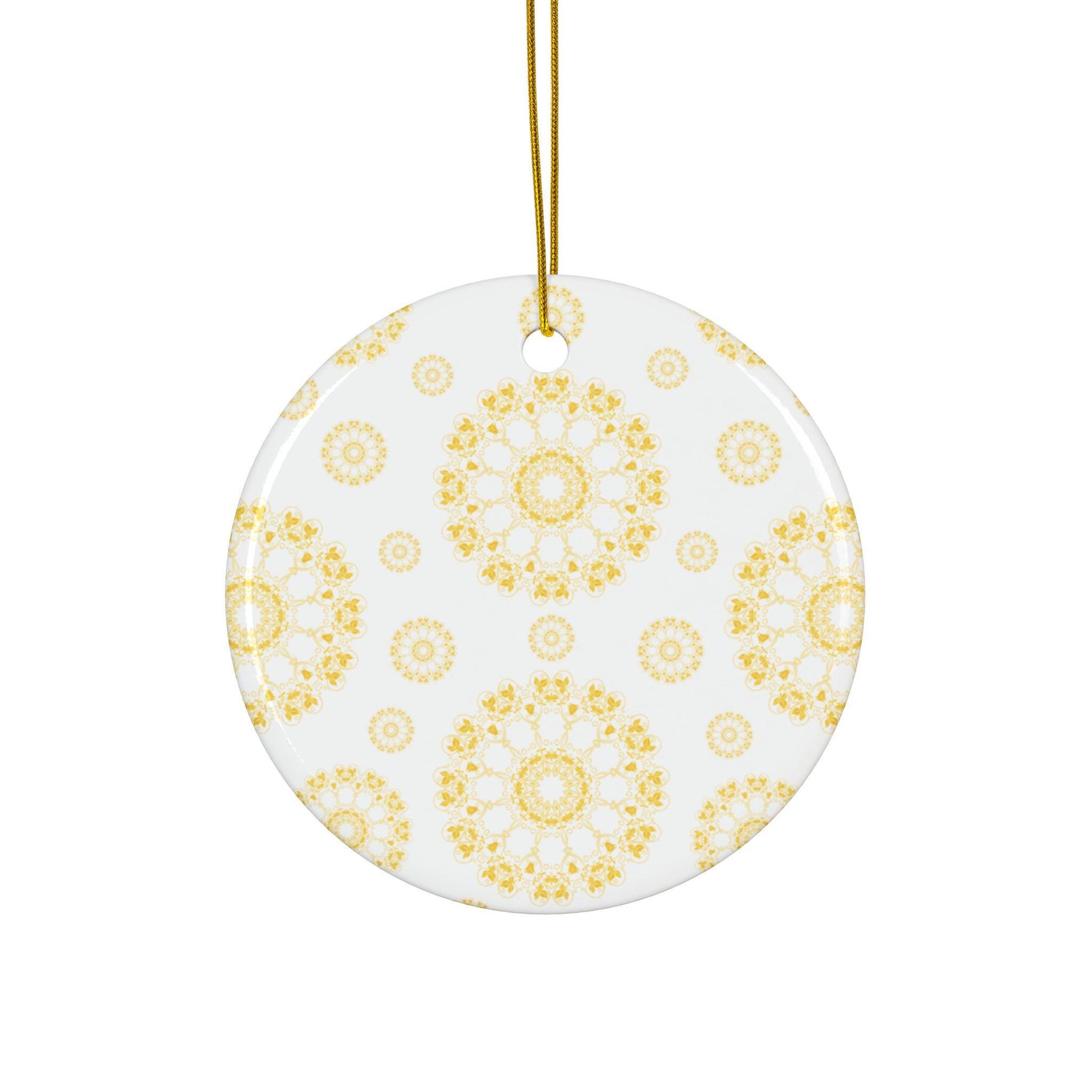 Ceramic Ornaments - Elegant Floral Designs, Holiday Decor, Personalized Gifts, Seasonal Decorations, Home Ornaments, Christmas Tree Decor