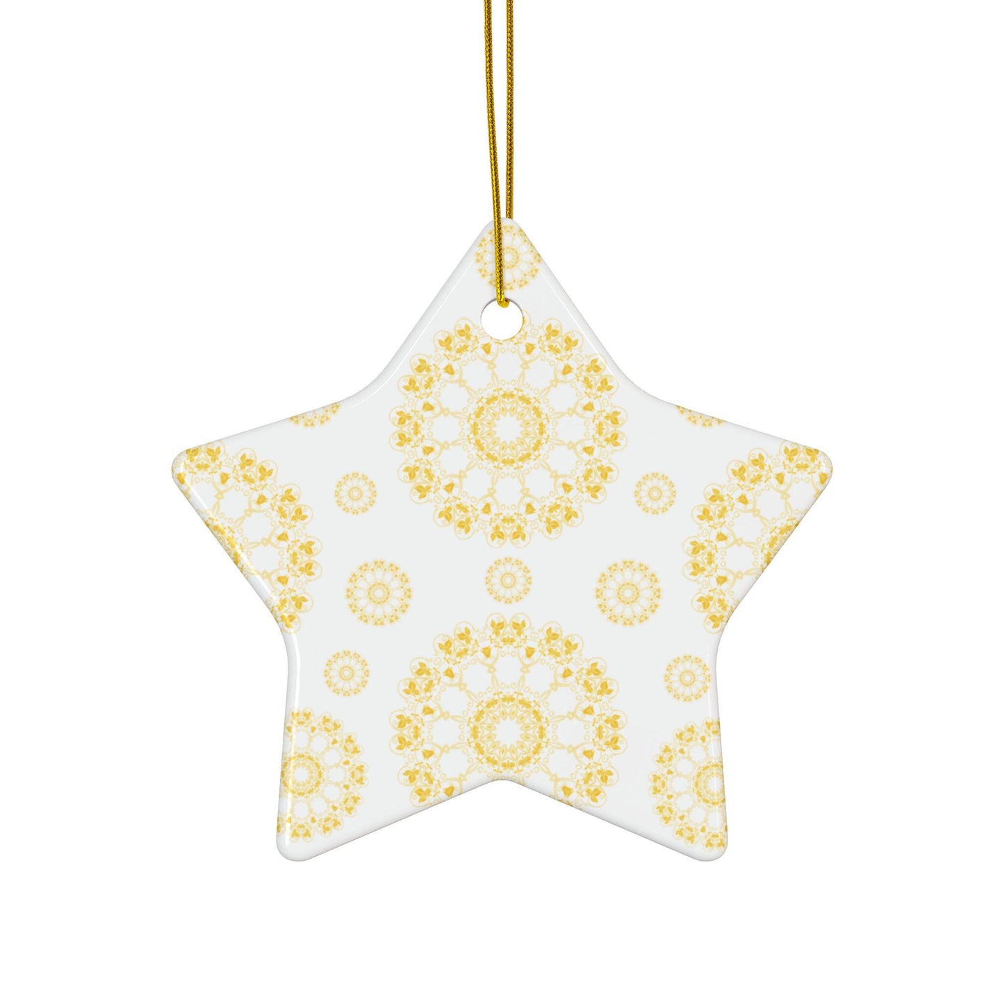 Ceramic Ornaments - Elegant Floral Designs, Holiday Decor, Personalized Gifts, Seasonal Decorations, Home Ornaments, Christmas Tree Decor