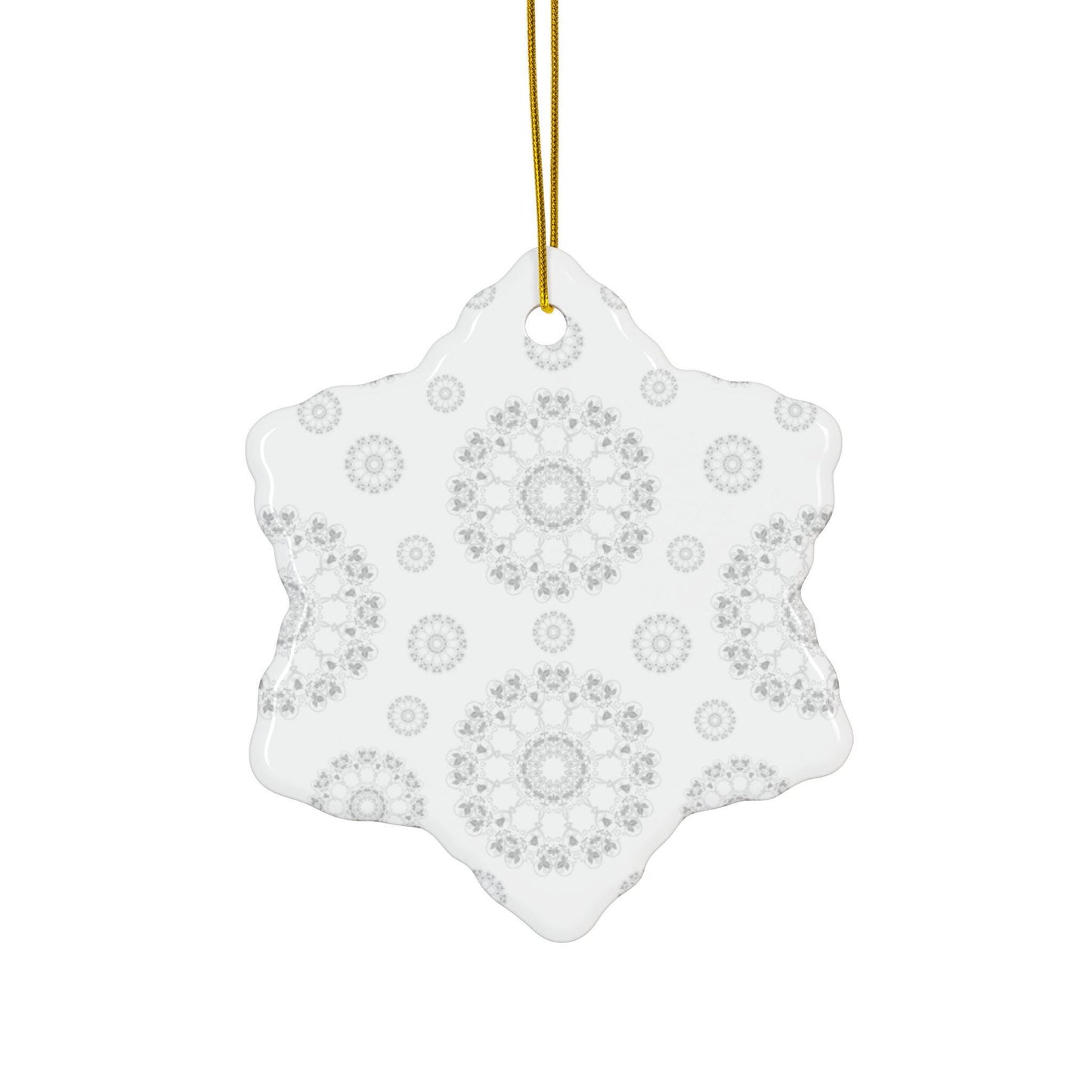 Elegant Ceramic Ornaments, 2-Side Print, Perfect for Holiday Decor, Gift Tags, Home Decor, Wedding Favors, Celebration Events