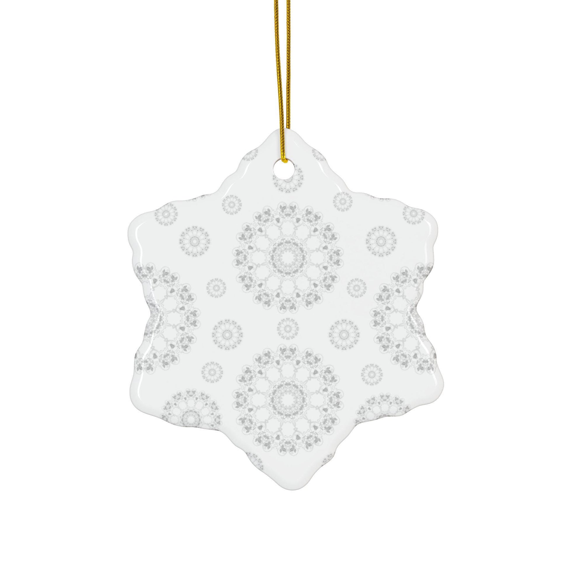 Elegant Ceramic Ornaments, 2-Side Print, Perfect for Holiday Decor, Gift Tags, Home Decor, Wedding Favors, Celebration Events