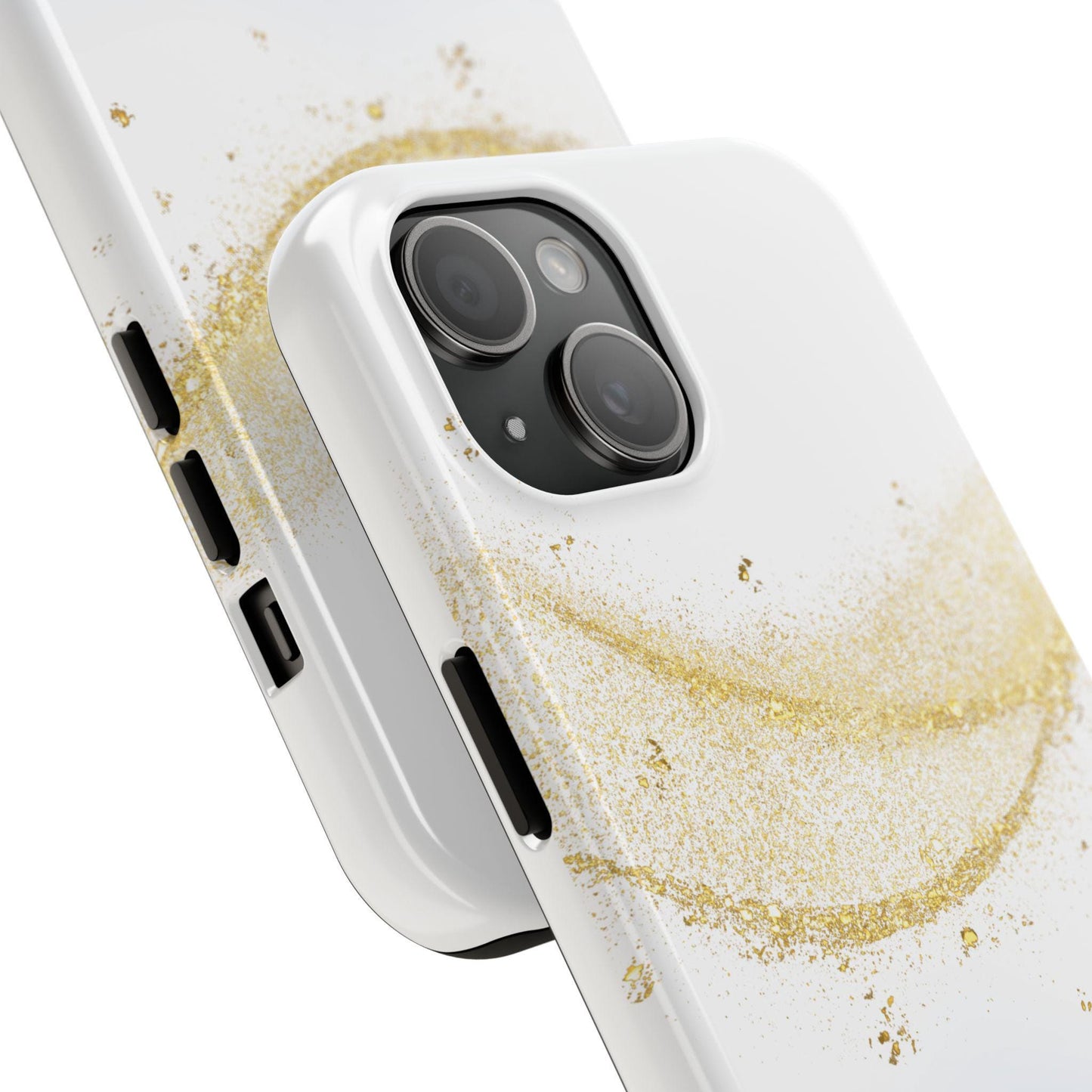 Butterfly Glitter Tough Phone Case, Elegant Floral Phone Case, Gift for Her, Stylish Phone Accessory, Nature Lover's Gift