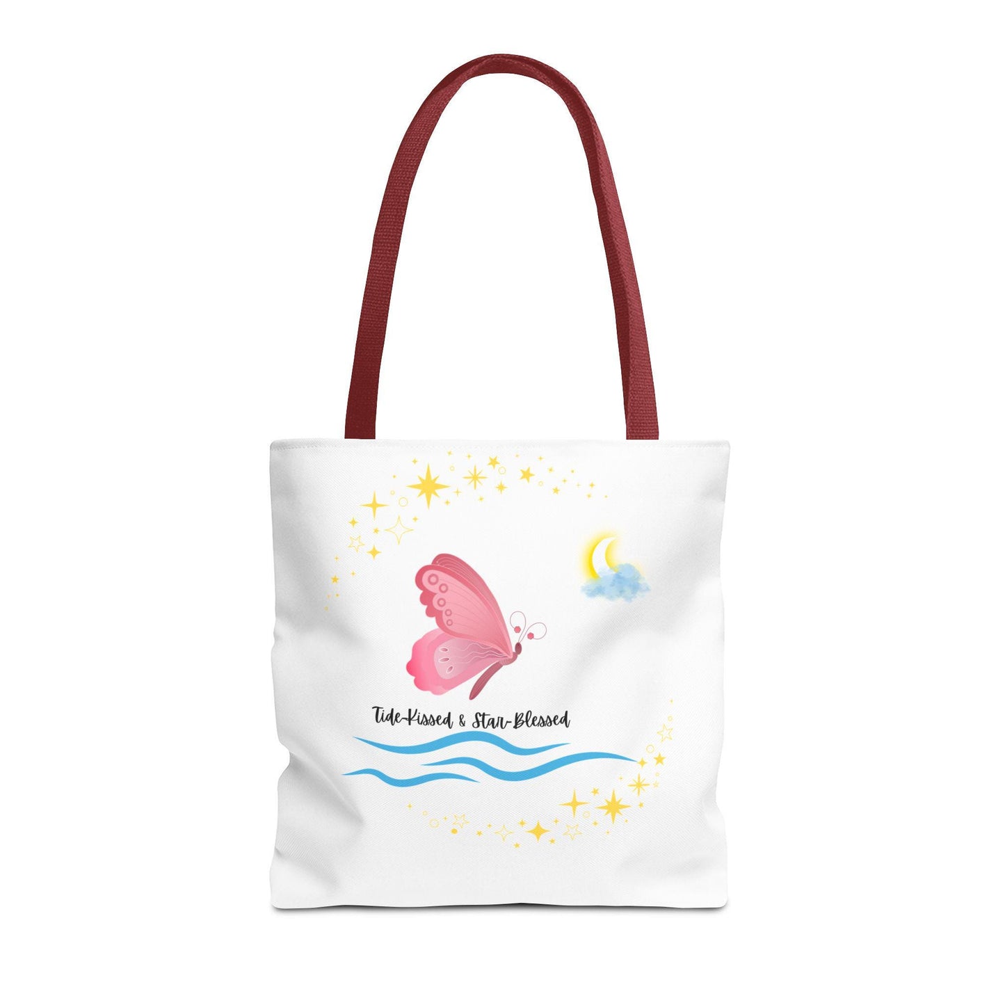 Whimsical Butterfly Tote Bag, Trendy Shopping Tote, Eco-Friendly Gift, Summer Outing Bag, Cute Beach Bag, Artful Carry-All