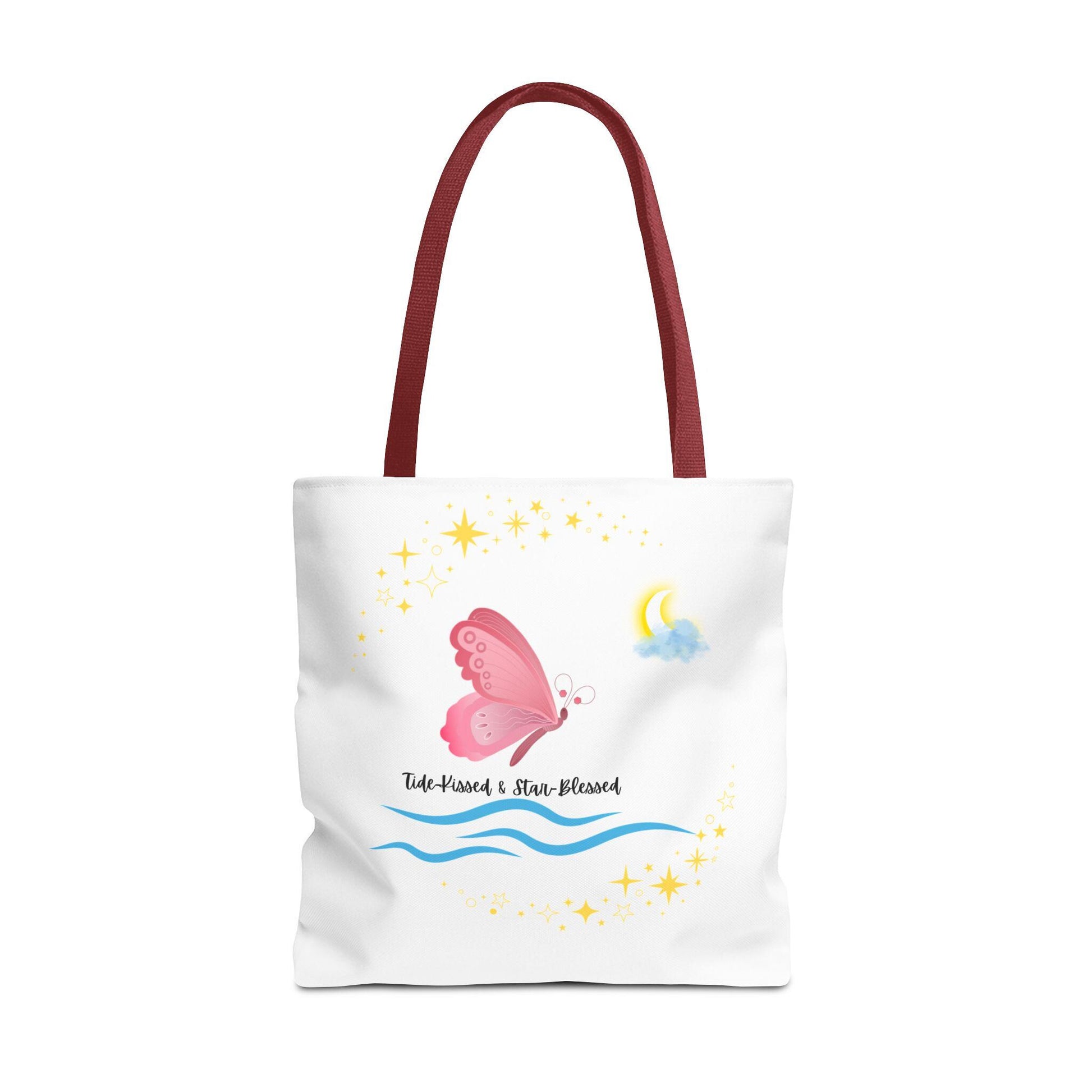 Whimsical Butterfly Tote Bag, Trendy Shopping Tote, Eco-Friendly Gift, Summer Outing Bag, Cute Beach Bag, Artful Carry-All