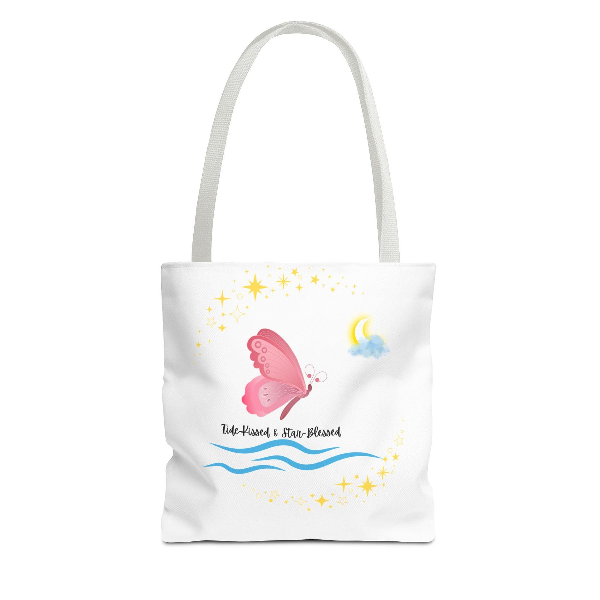 Whimsical Butterfly Tote Bag, Trendy Shopping Tote, Eco-Friendly Gift, Summer Outing Bag, Cute Beach Bag, Artful Carry-All