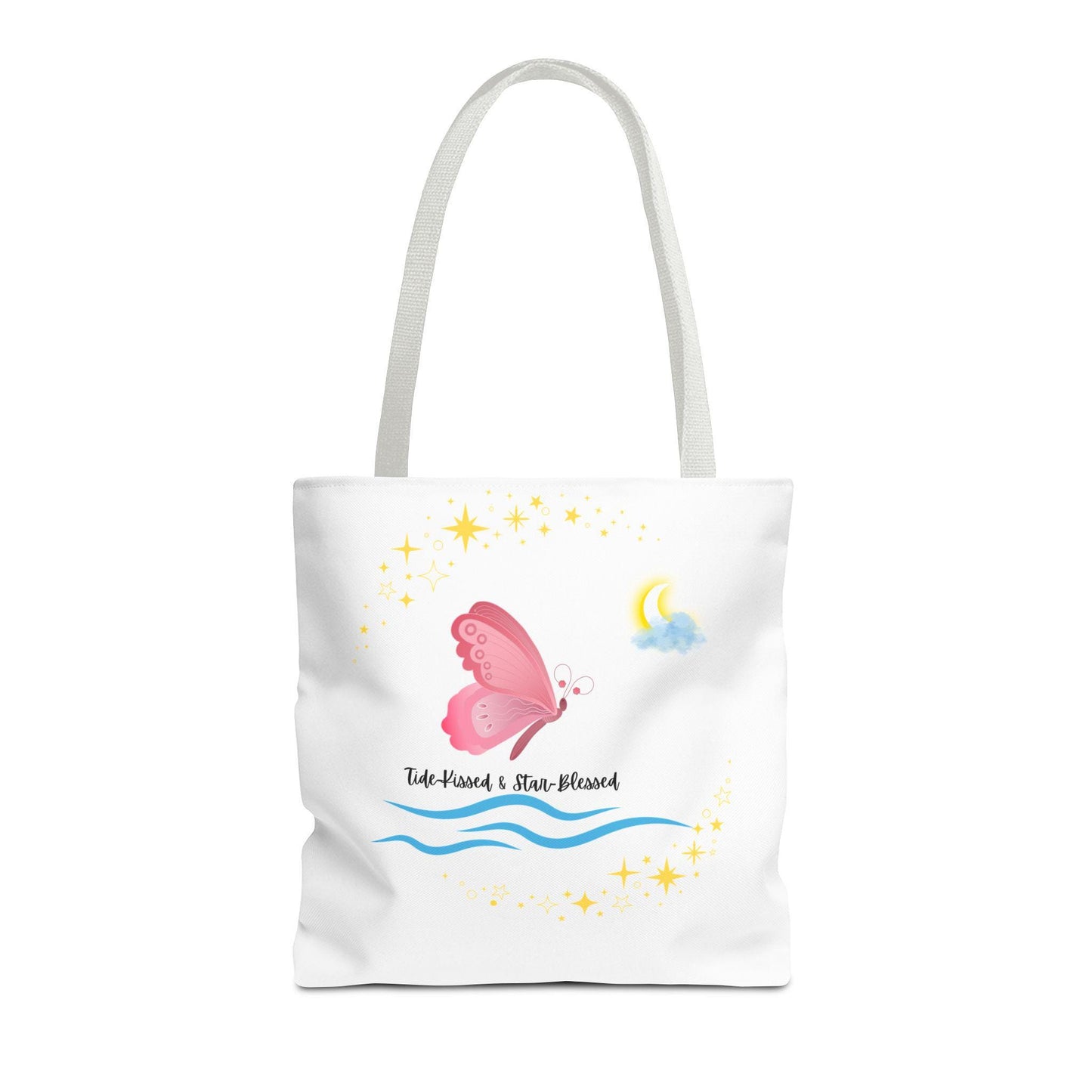 Whimsical Butterfly Tote Bag, Trendy Shopping Tote, Eco-Friendly Gift, Summer Outing Bag, Cute Beach Bag, Artful Carry-All