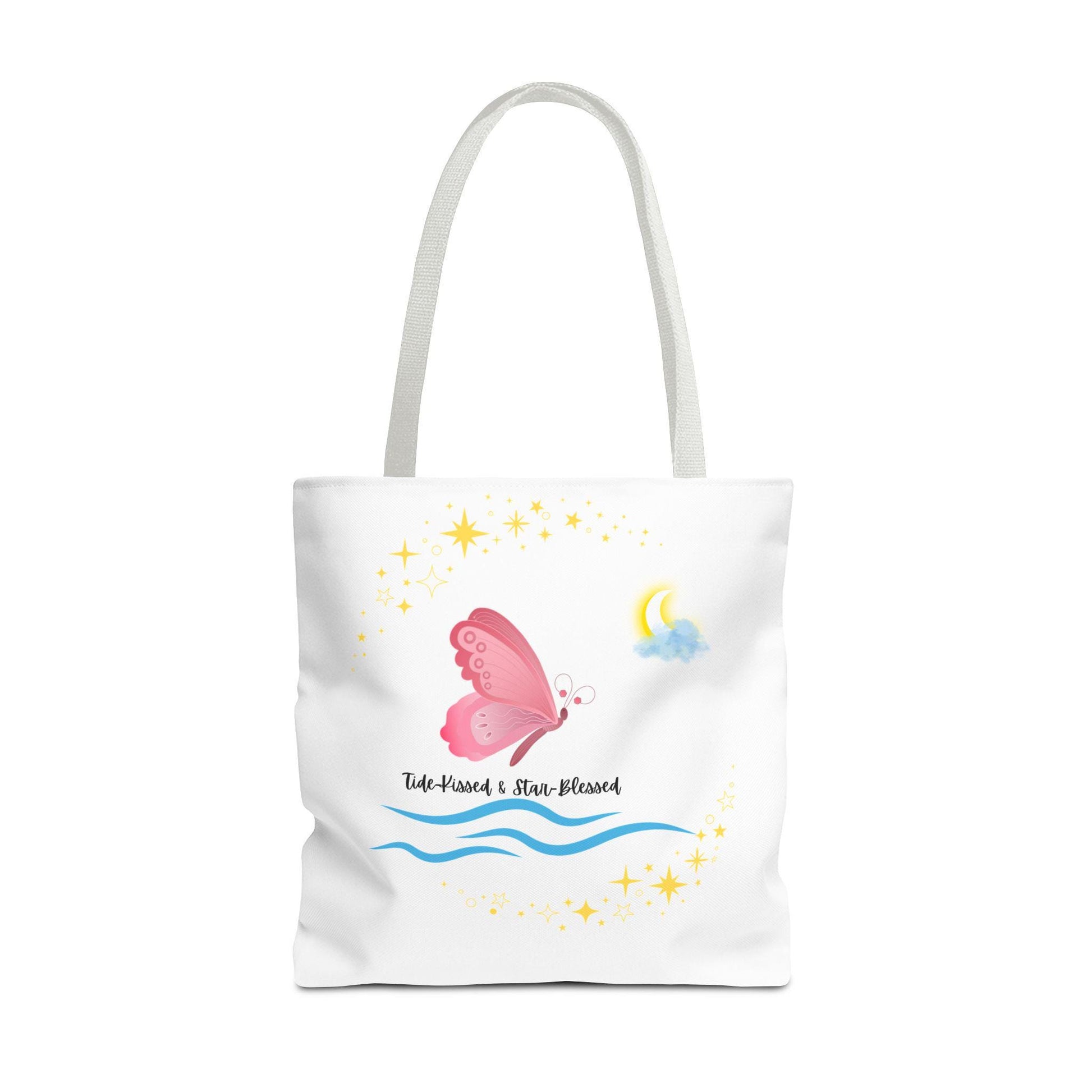 Whimsical Butterfly Tote Bag, Trendy Shopping Tote, Eco-Friendly Gift, Summer Outing Bag, Cute Beach Bag, Artful Carry-All