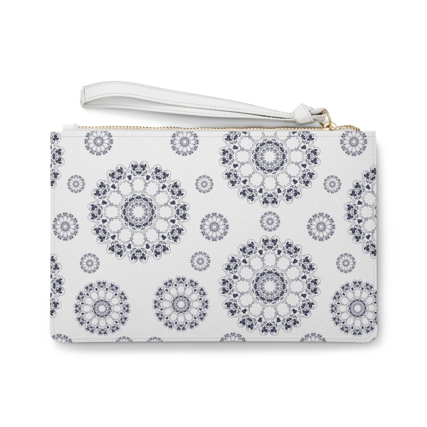 Elegant Patterned Clutch Bag, Stylish Wristlet, Evening Bag, Makeup Pouch, Travel Accessory, Gift for Her