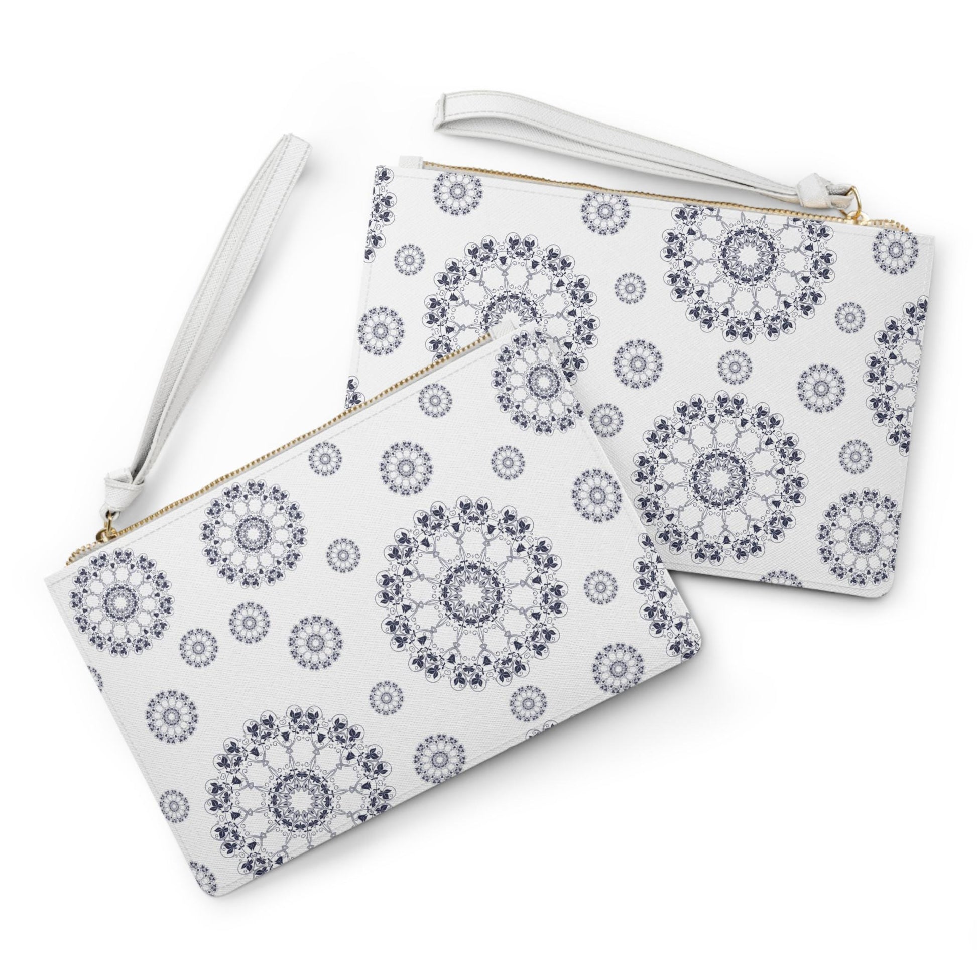 Elegant Patterned Clutch Bag, Stylish Wristlet, Evening Bag, Makeup Pouch, Travel Accessory, Gift for Her