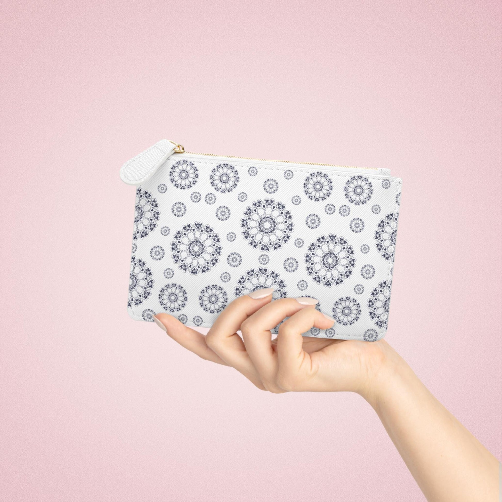 Elegant Floral Mini Clutch Bag, Stylish Makeup Pouch, Perfect for Parties, Gifts, Travel, or Daily Essentials