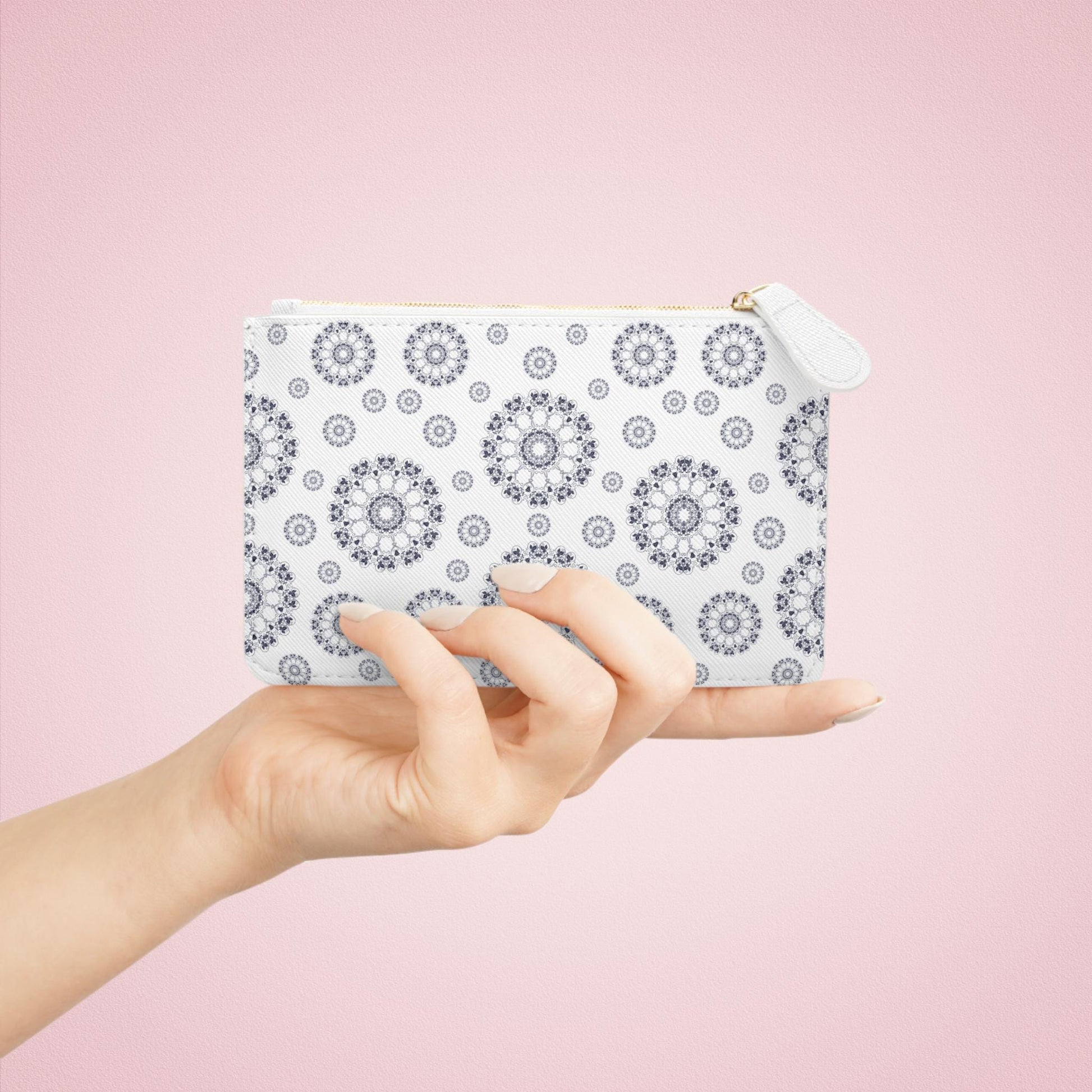 Elegant Floral Mini Clutch Bag, Stylish Makeup Pouch, Perfect for Parties, Gifts, Travel, or Daily Essentials