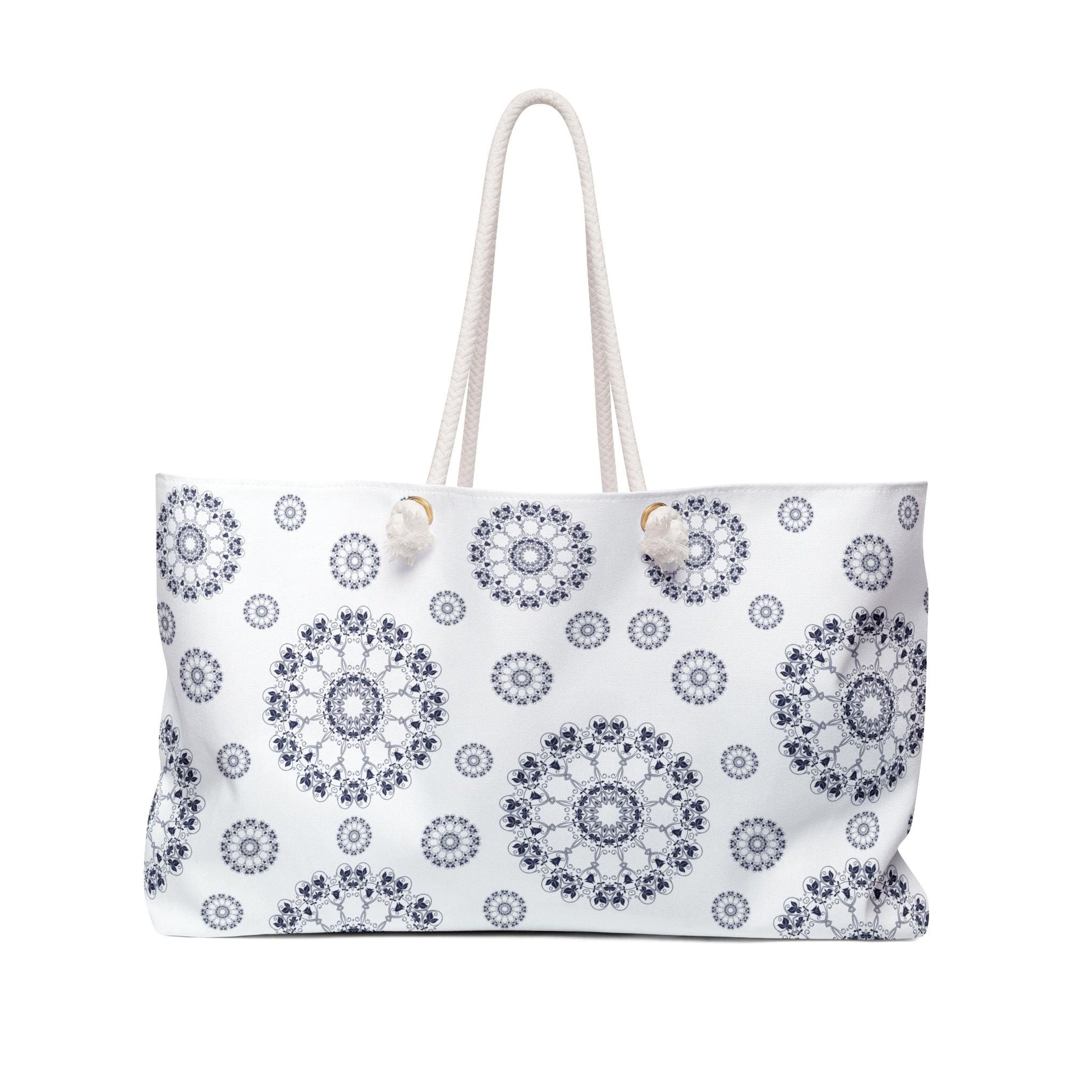 Stylish Mandala Weekender Bag - Travel Tote, Gym Bag, Beach Bag, Overnight Bag, Mother's Day Gift