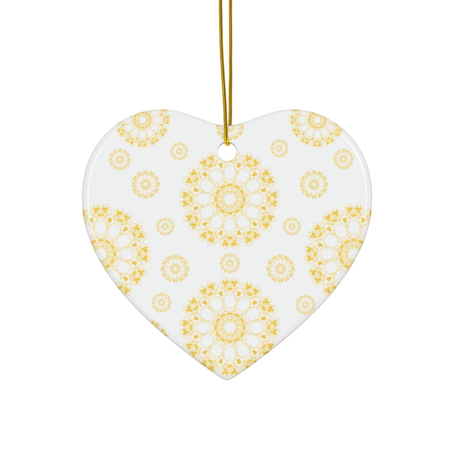 Ceramic Ornaments - Elegant Floral Designs, Holiday Decor, Personalized Gifts, Seasonal Decorations, Home Ornaments, Christmas Tree Decor