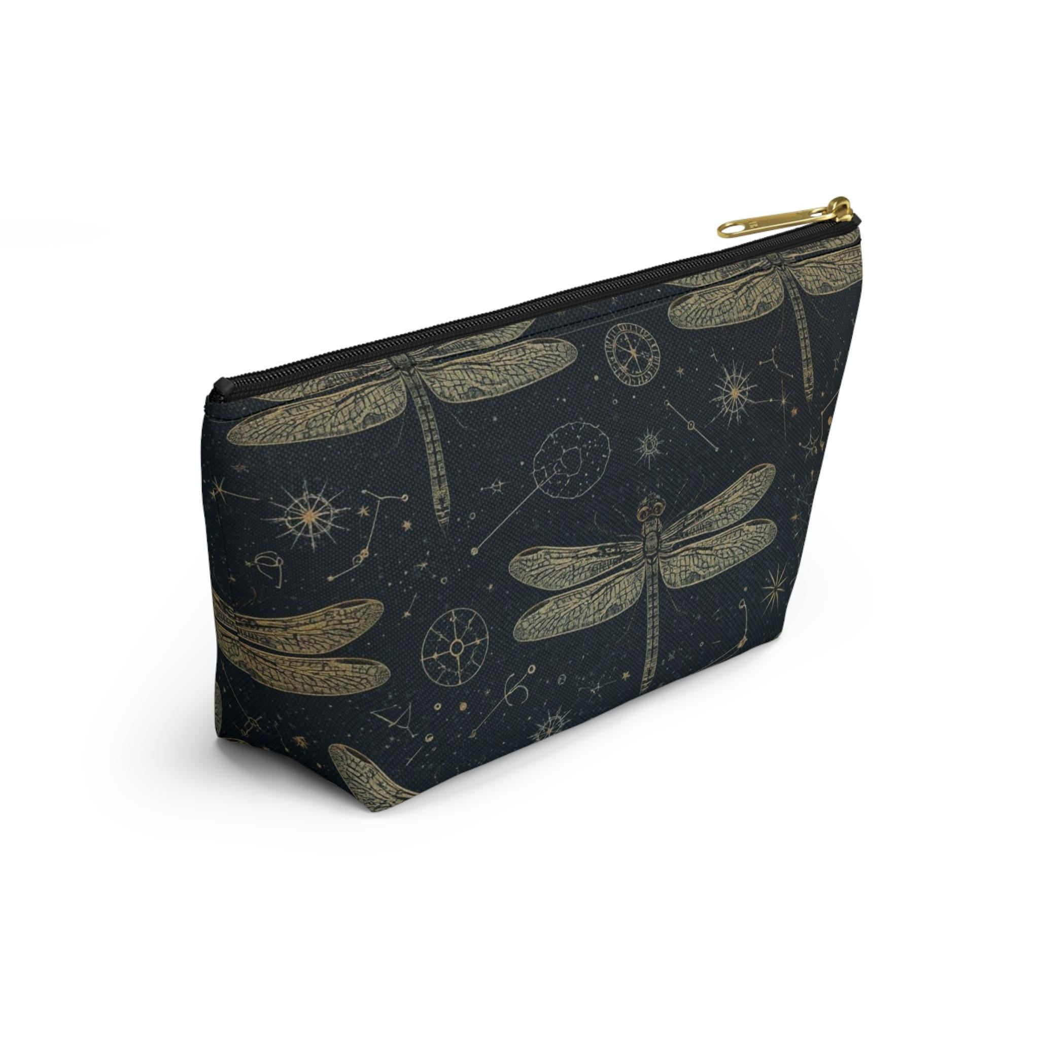 Dragonfly Constellation Accessory Pouch | Vintage Celestial Design