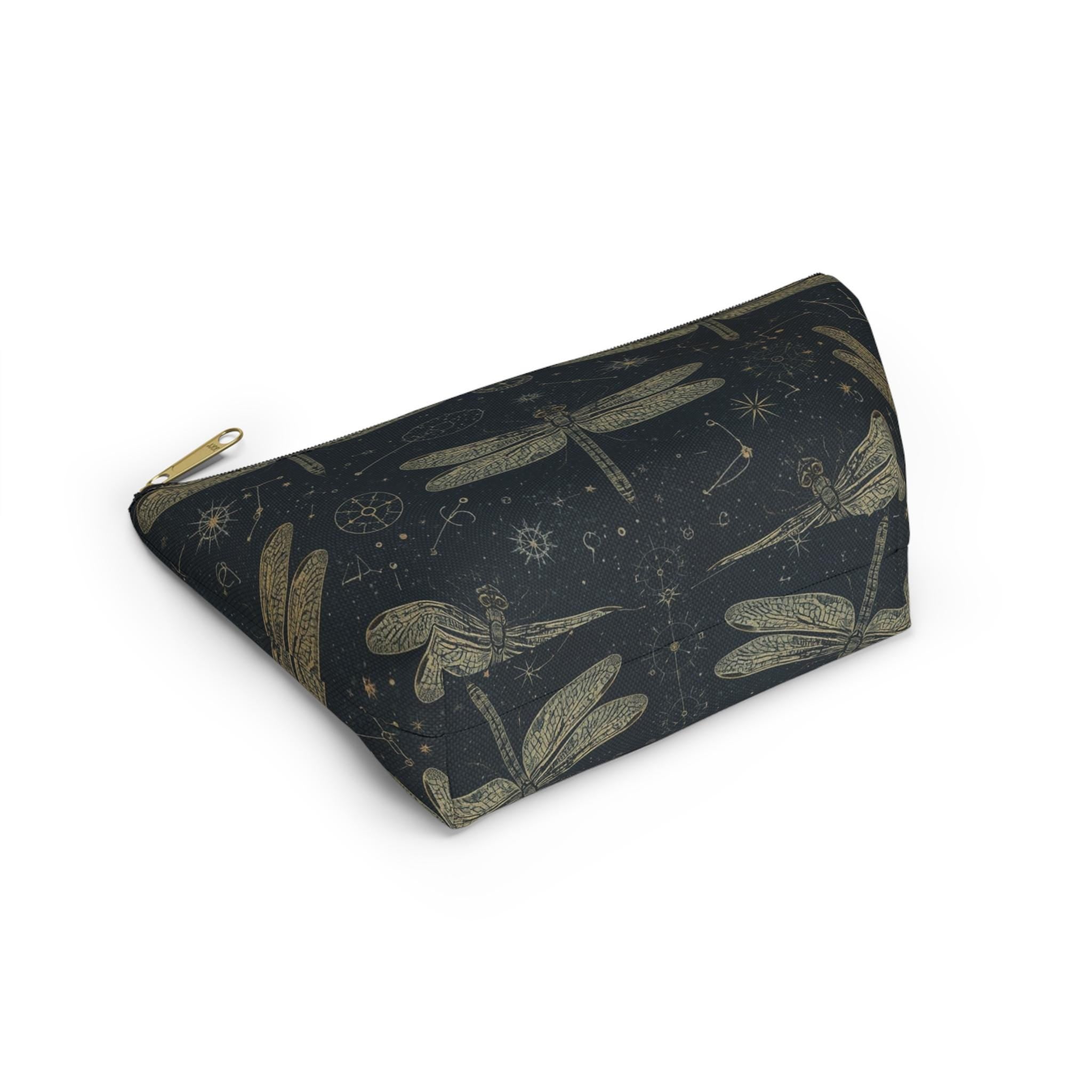 Dragonfly Constellation Accessory Pouch | Vintage Celestial Design