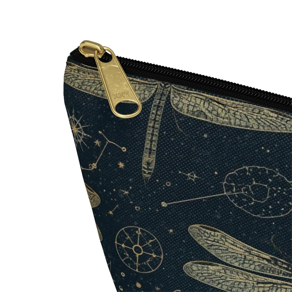 Dragonfly Constellation Accessory Pouch | Vintage Celestial Design
