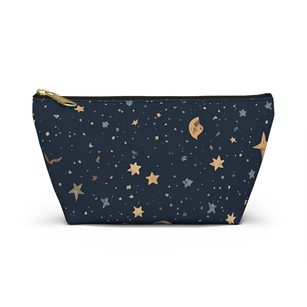 Celestial Moon and Stars Accessory Pouch | T-Bottom Travel Cosmetic Bag
