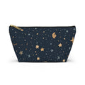 Celestial Moon and Stars Accessory Pouch | T-Bottom Travel Cosmetic Bag