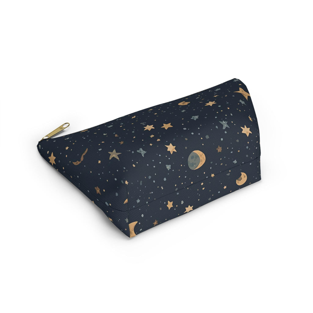 Celestial Moon and Stars Accessory Pouch | T-Bottom Travel Cosmetic Bag