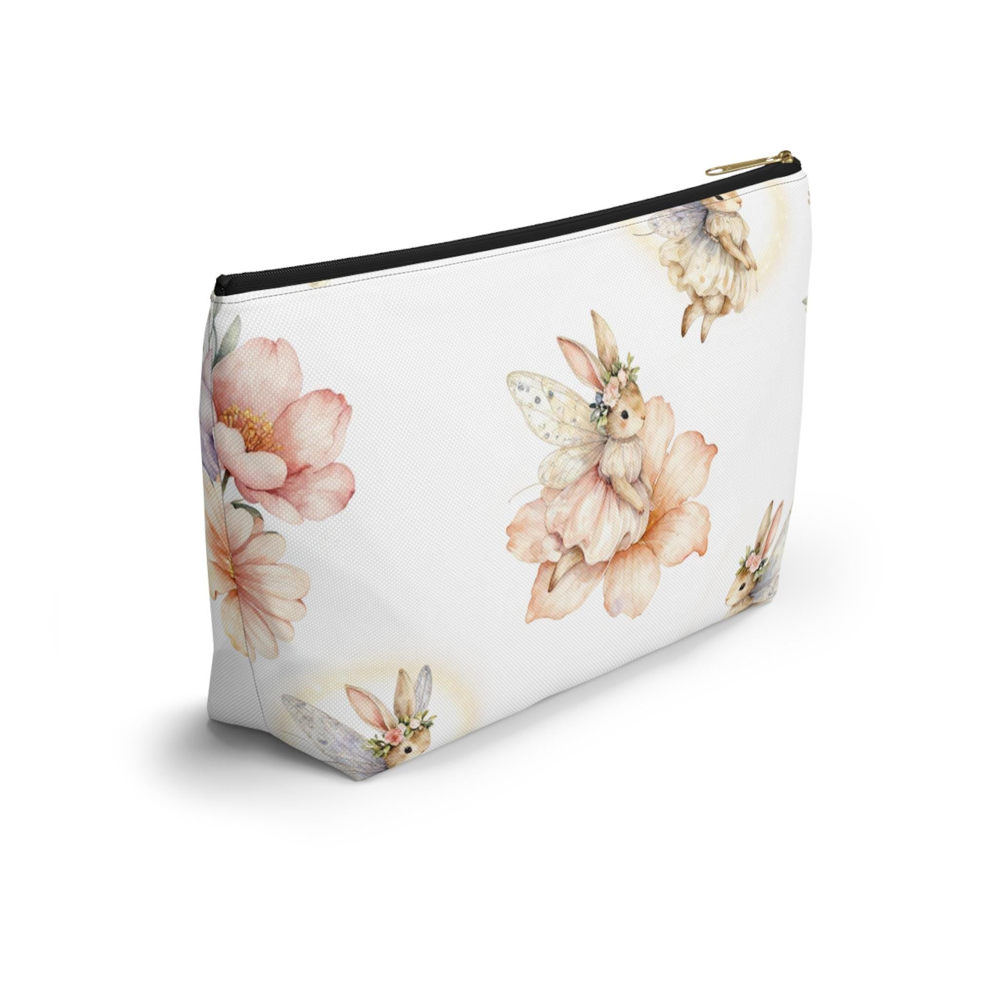 Bunny Fairy Floral Accessory Pouch