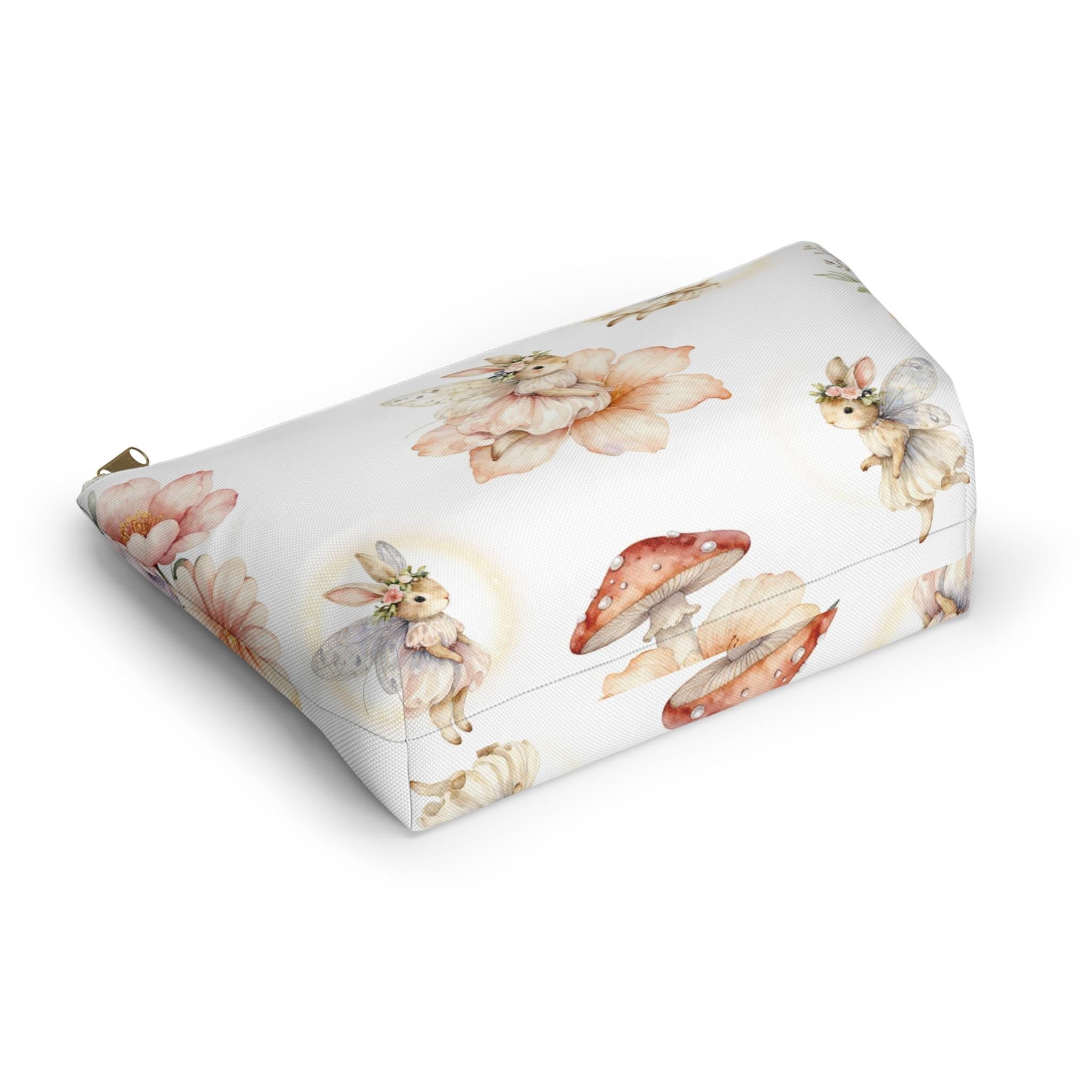 Bunny Fairy Floral Accessory Pouch
