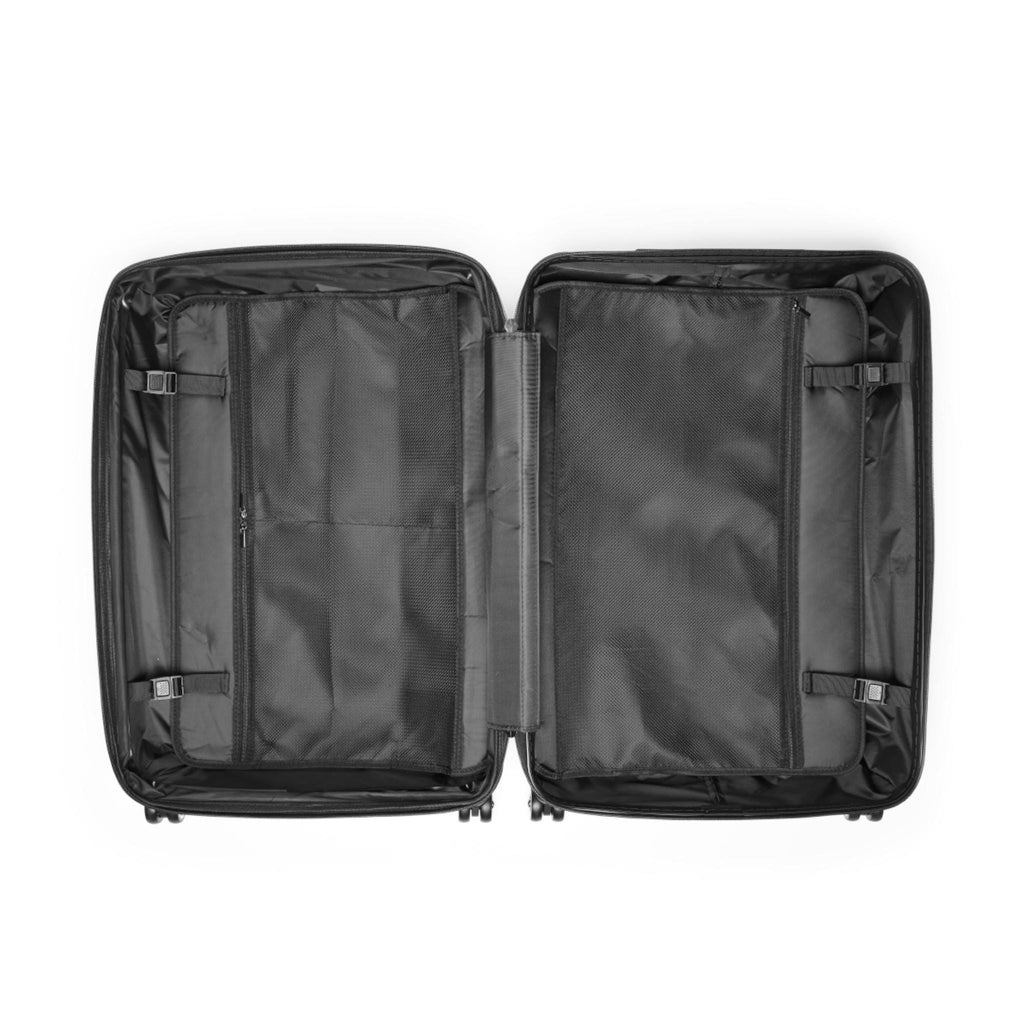 Celestial Sun Moon Stars Suitcase | Night Sky Hard-Shell Luggage