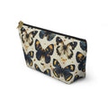 Vintage Blue Butterfly Accessory Pouch
