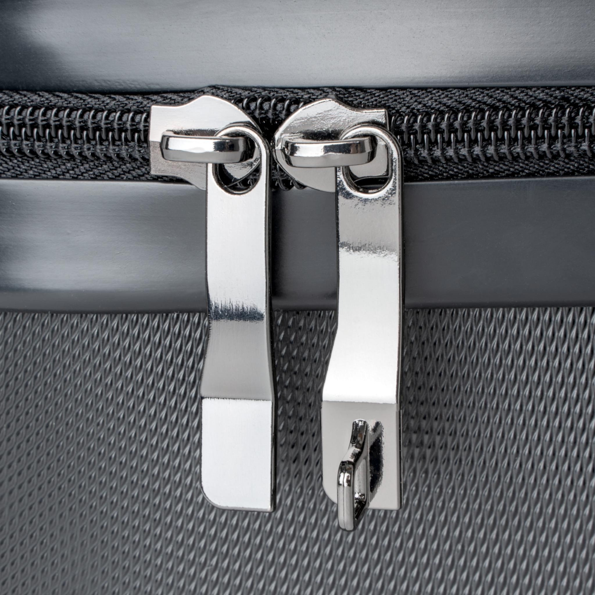 Golden Sun Burst and Moon Suitcase Celestial Luggage