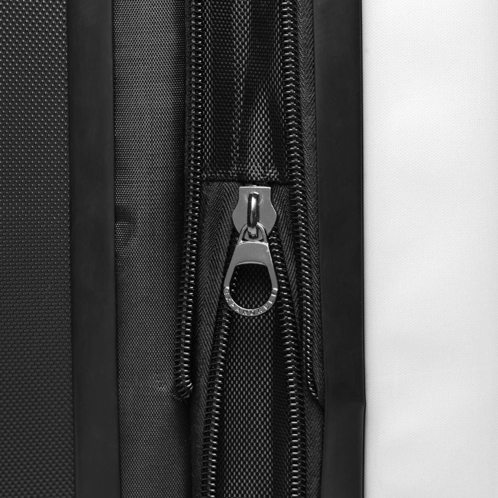 Golden Sun Burst and Moon Suitcase Celestial Luggage