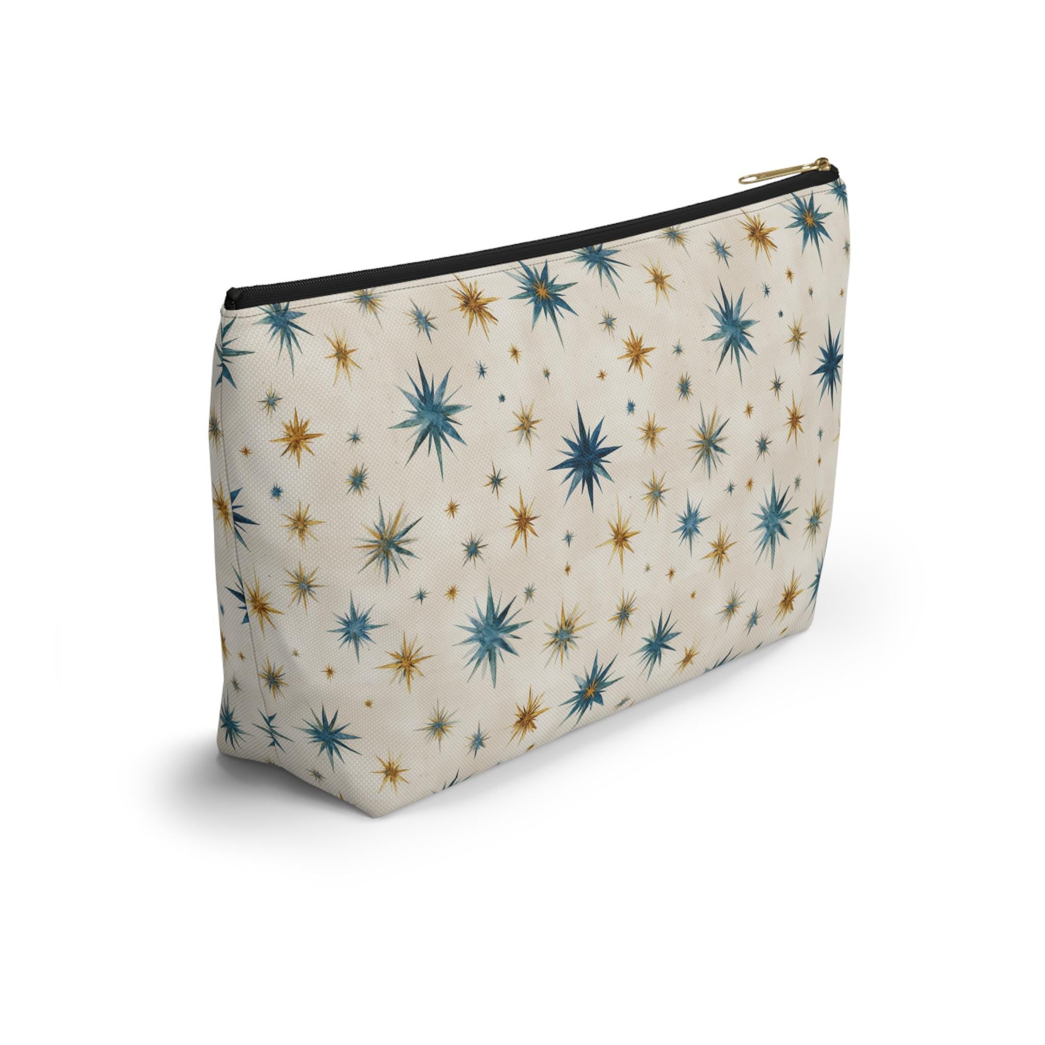 Retro Mid-Century Starburst Accessory Pouch