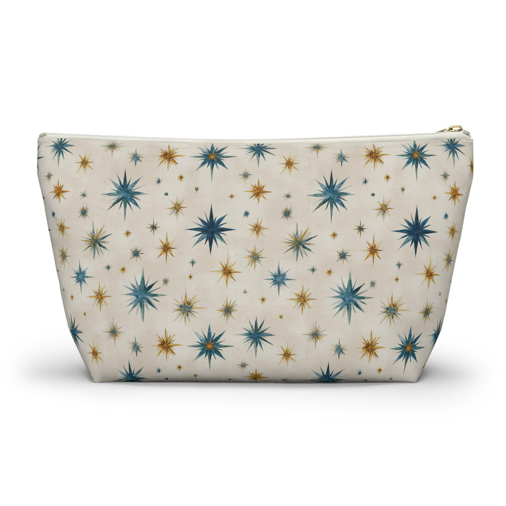 Retro Mid-Century Starburst Accessory Pouch