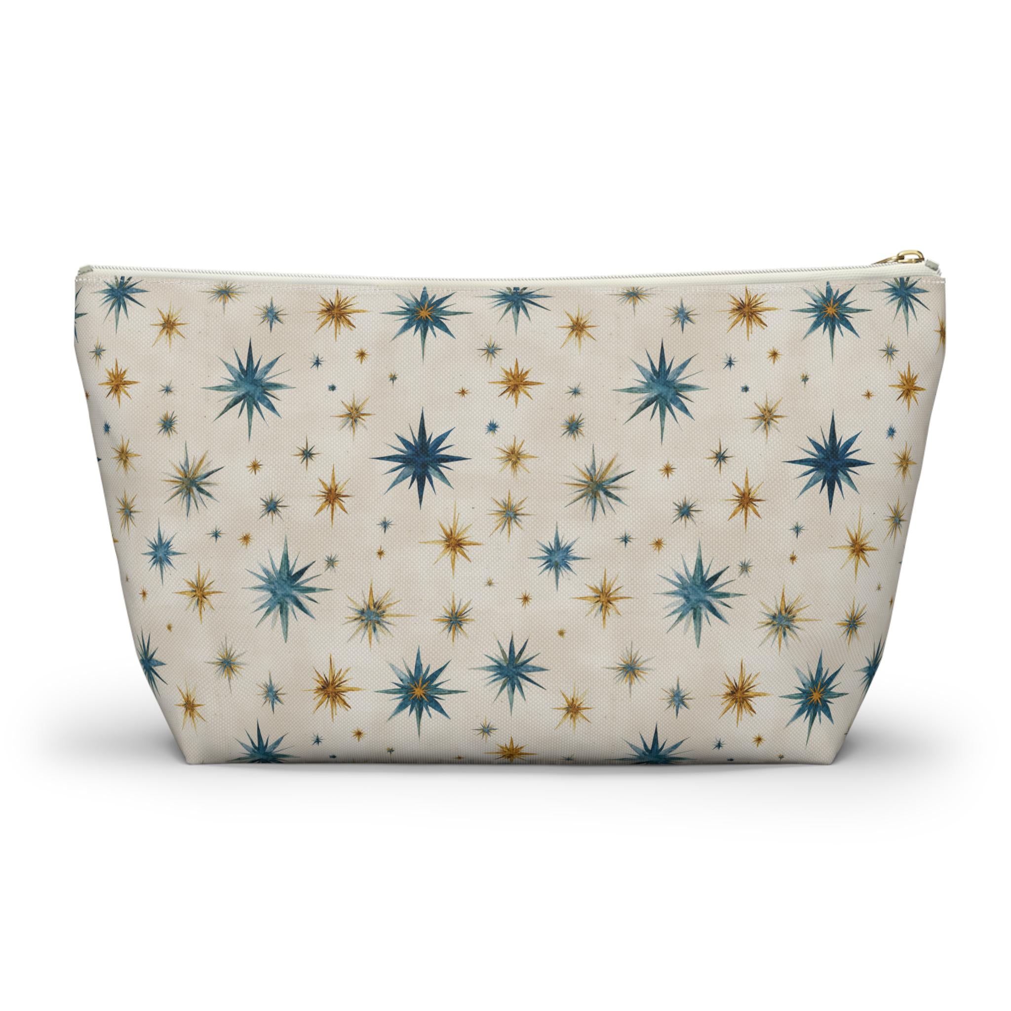 Retro Mid-Century Starburst Accessory Pouch