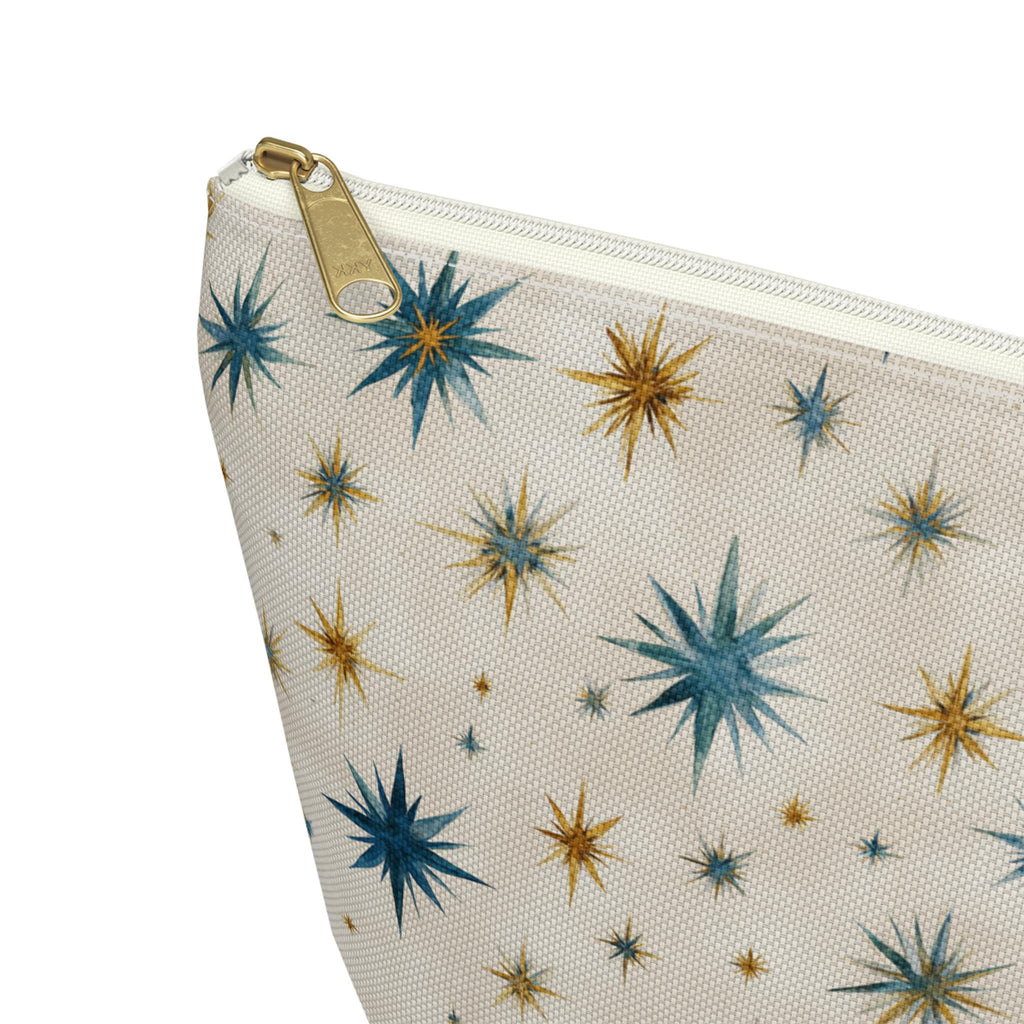 Retro Mid-Century Starburst Accessory Pouch