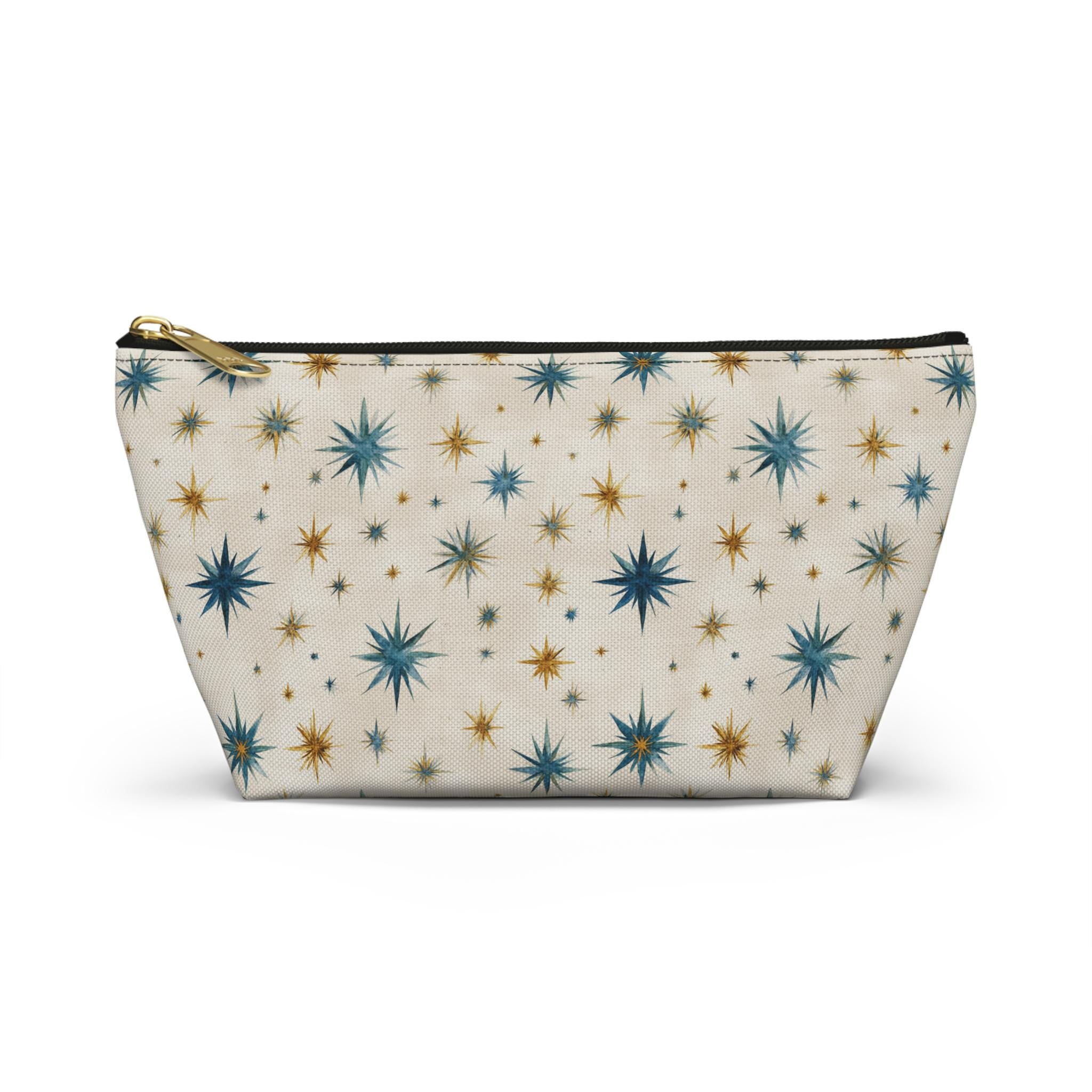 Retro Mid-Century Starburst Accessory Pouch