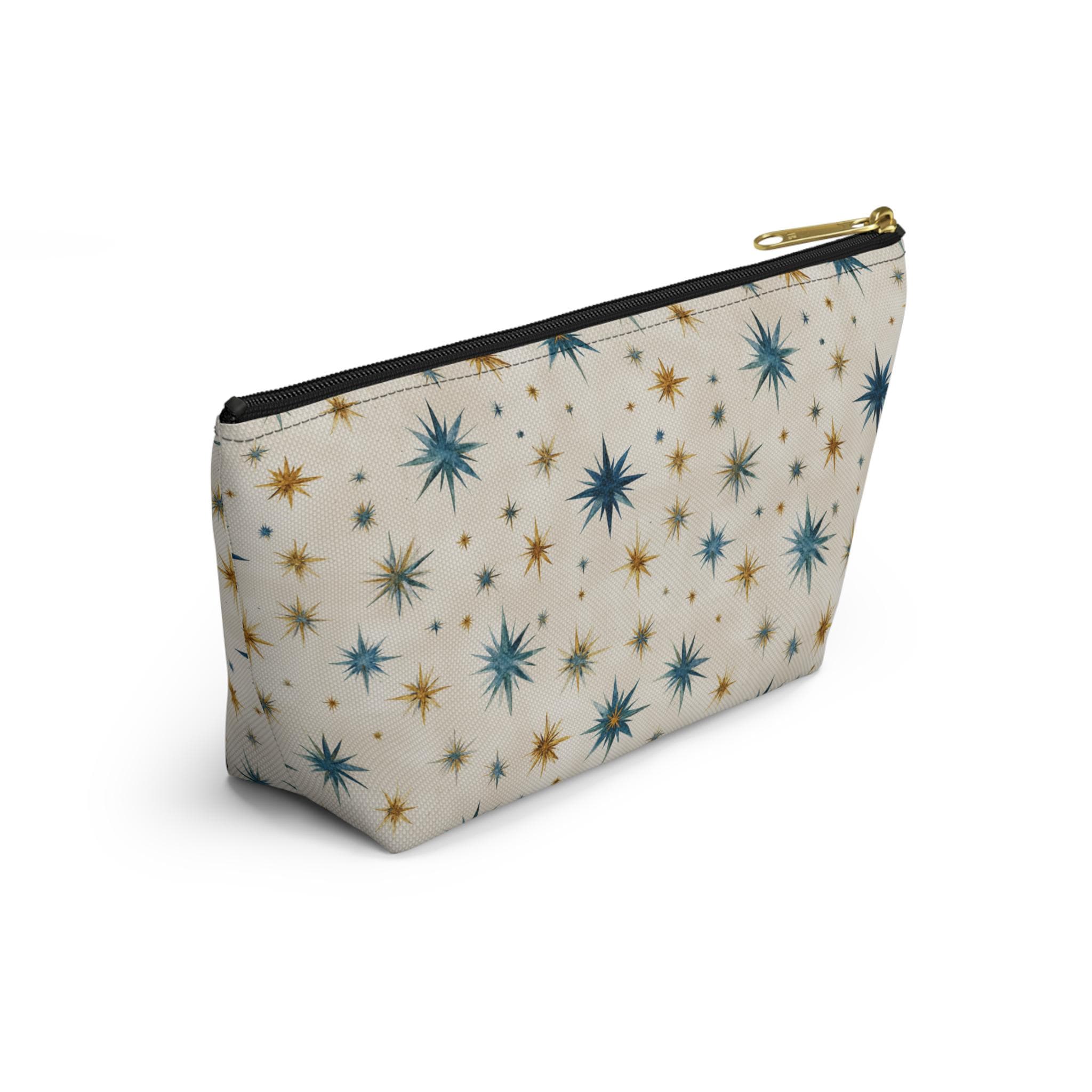 Retro Mid-Century Starburst Accessory Pouch