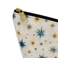 Retro Mid-Century Starburst Accessory Pouch
